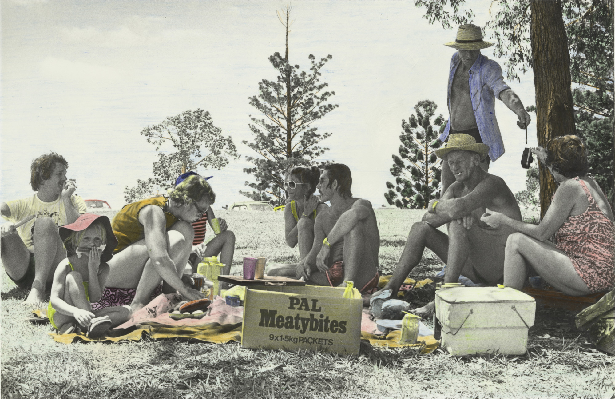 Ruth Maddison, <em>Untitled #18</em>, 1979, from the series Christmas holidays with Bob’s family. Mermaid Beach, Queensland 1979, pigment print from scan, edition 1/1, 10.5 x 16.2 cm. Courtesy of the artist and the Centre for Contemporary Photography.