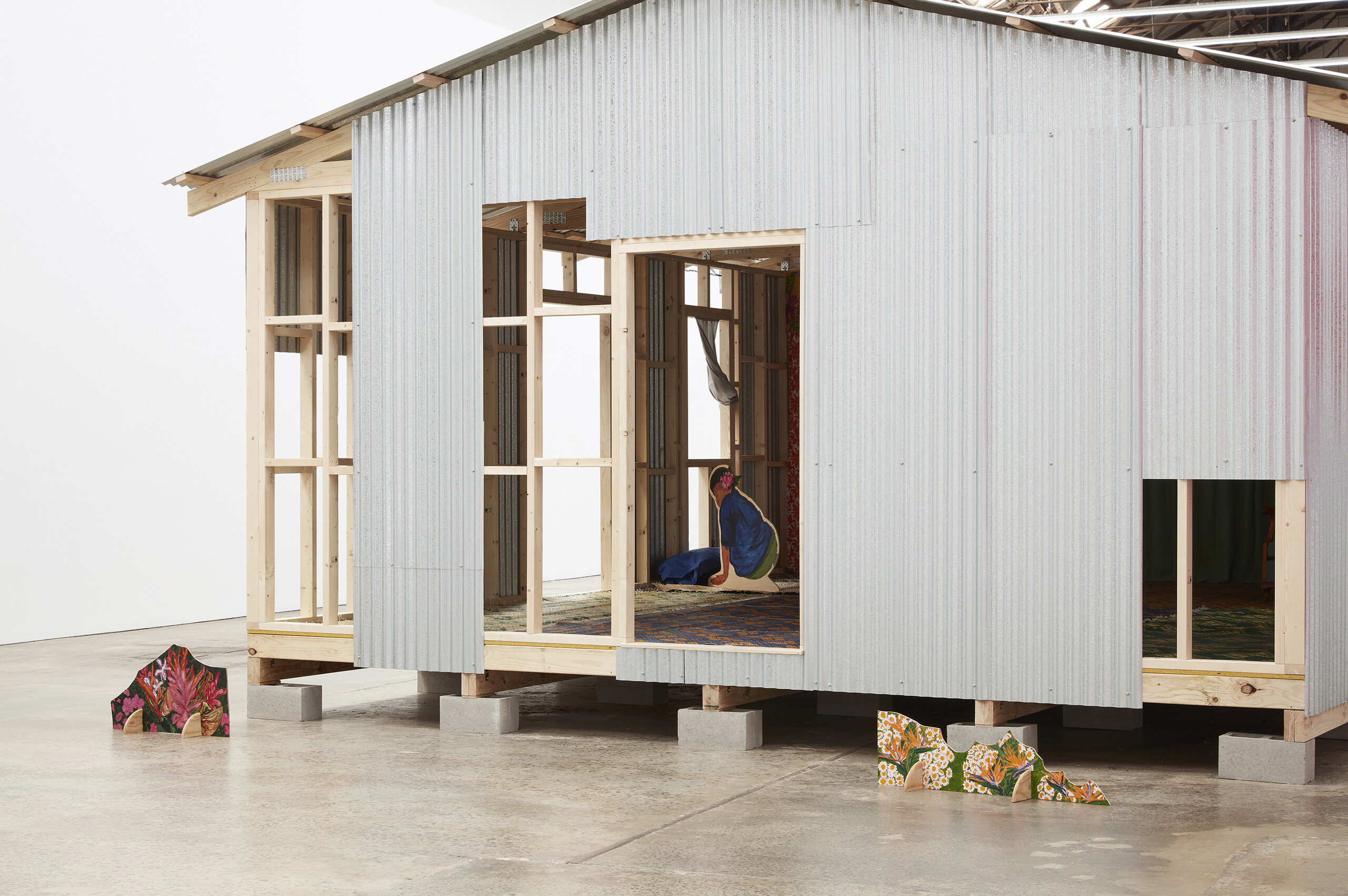 Installation view of Salote Tawale, <em>I remember you</em>, Carriageworks, 2023. Photo: Zan Wimberley