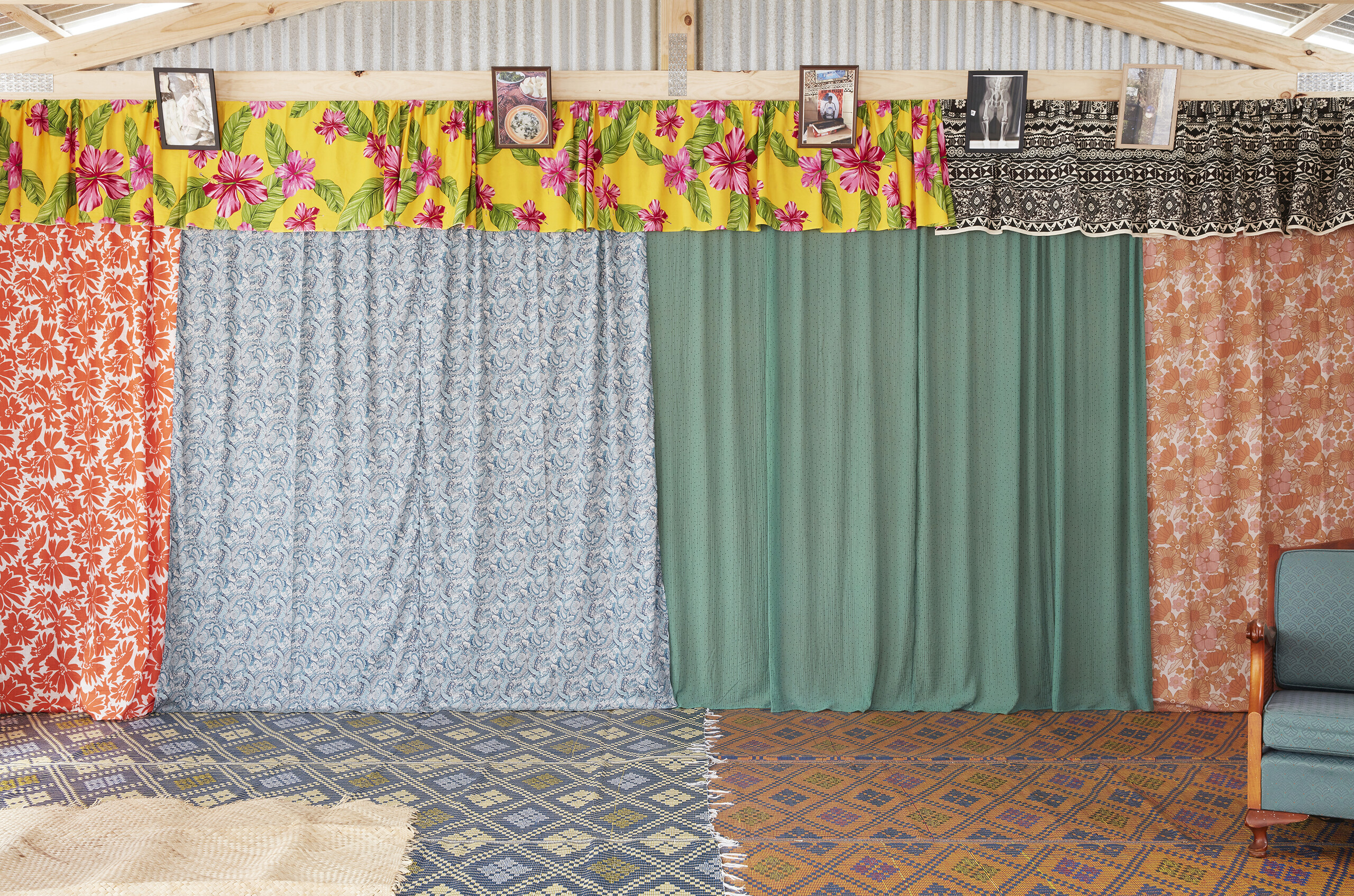 Installation view of Salote Tawale, <em>I remember you</em>, Carriageworks, 2023. Photo: Zan Wimberley