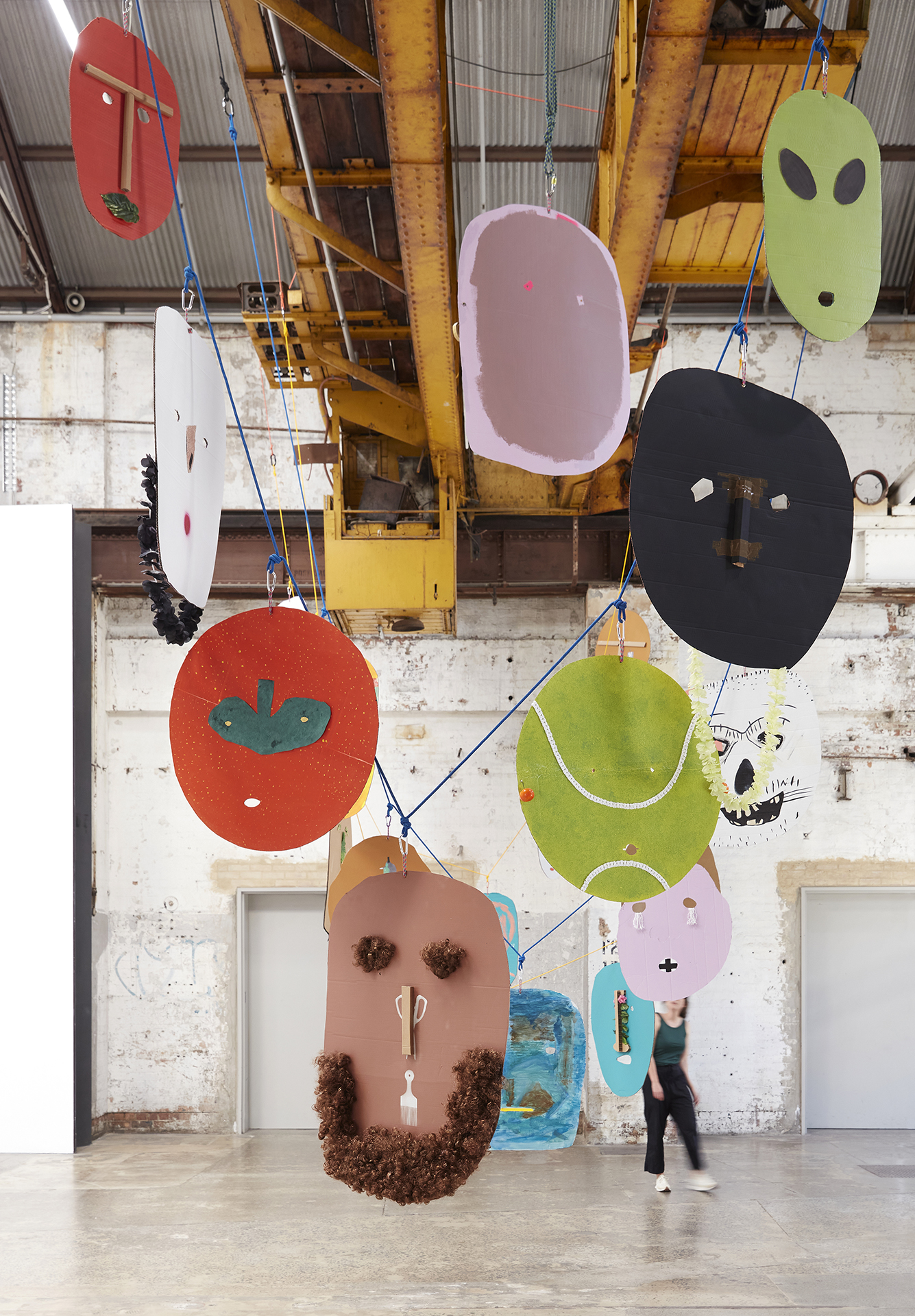 Salote Tawale, Installation view, <em>I remember you</em>, Carriageworks, 2023. Photo: Zan Wimberley.