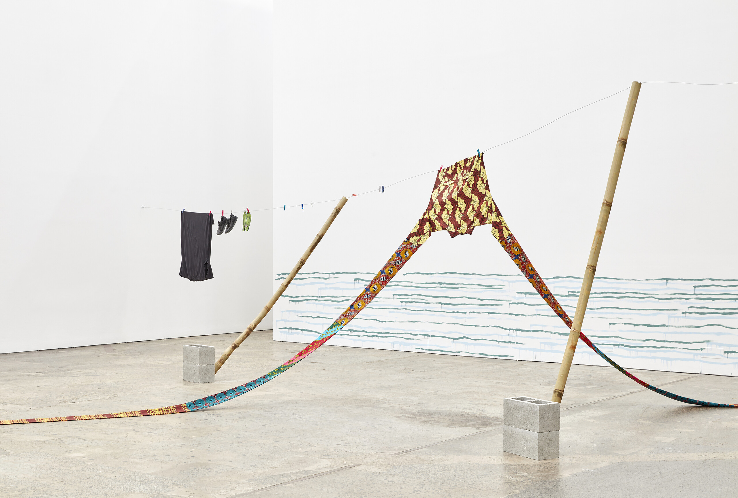 Installation view of Salote Tawale, <em>I remember you</em>, Carriageworks, 2023. Photo: Zan Wimberley