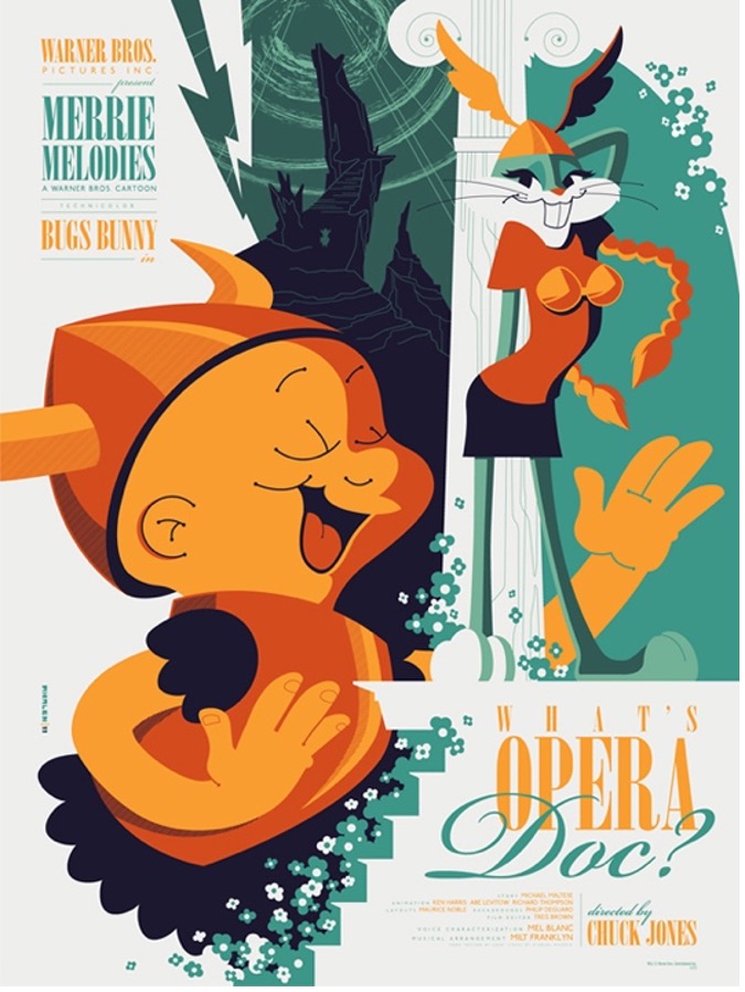 Poster: Walt Disney, <em>What’s Opera, Doc?,</em> 1957, 6 minutes and 53 seconds. Fair use.