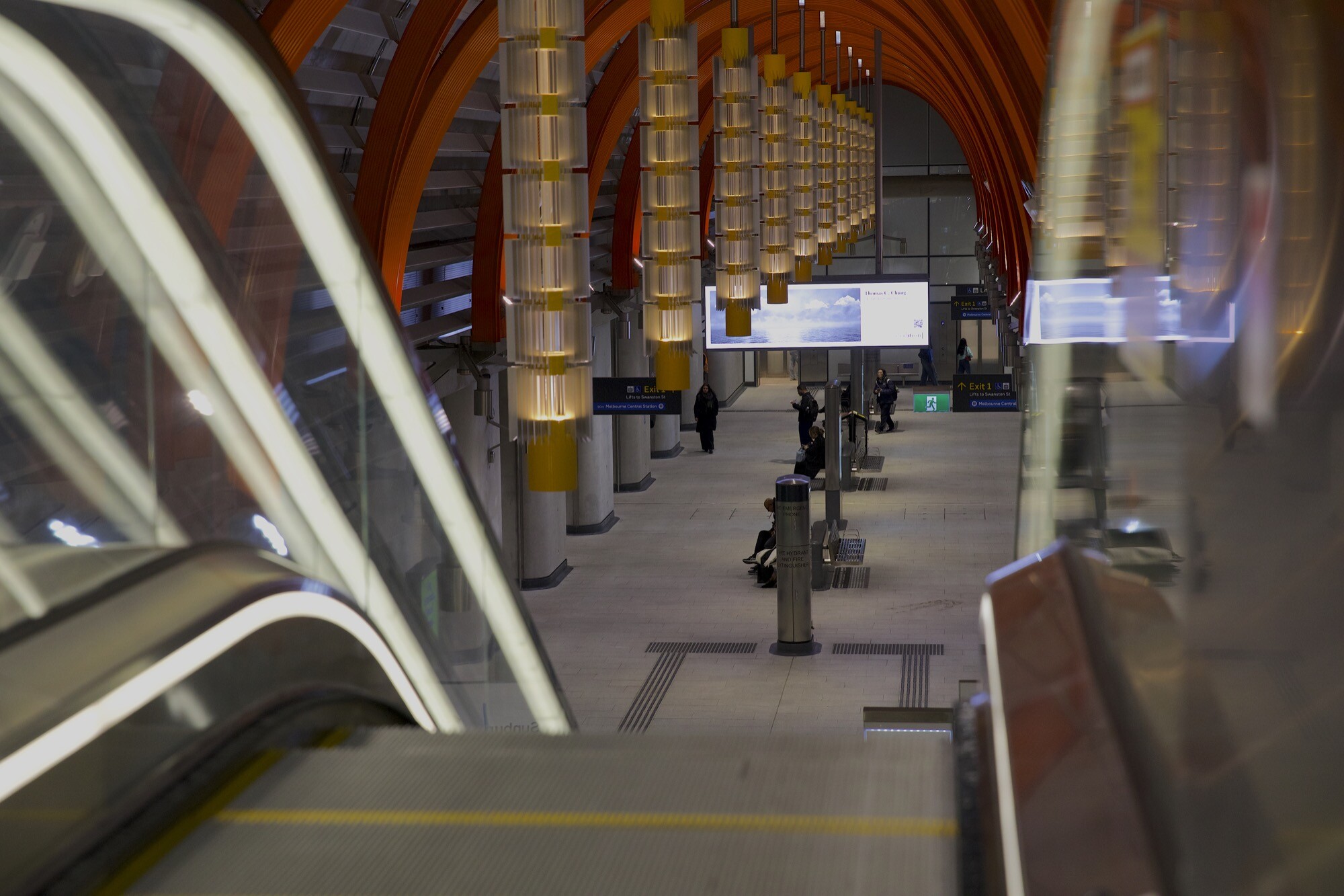 <p>Thomas C. Chung, “<em>As Far As I Could See” (I) </em>(2026), 4 minutes and 56 seconds, $85, edition of 10 (3 sold). State Library Station. Photo: Paddy Hay</p>