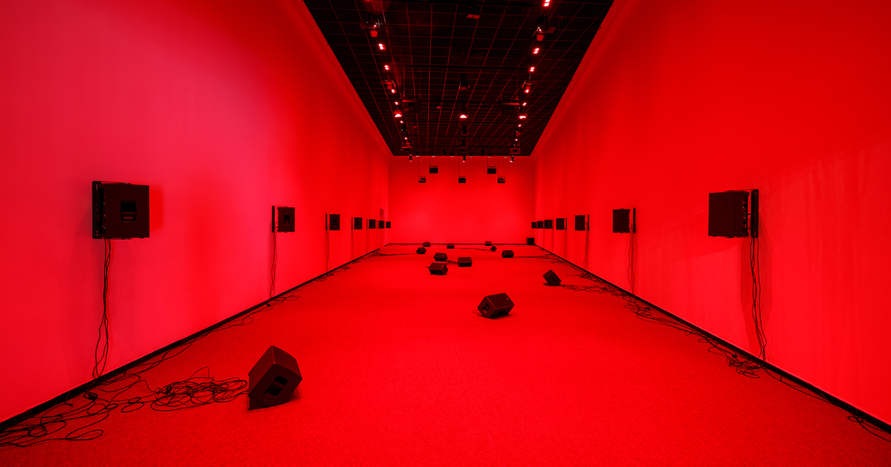 Frances Barrett, Hayley Forward, Brian Fuata, <em>worm divination (segmented realities)</em>, 2020, immersive sound environment, 32:30 minutes. Photo: Andrew Curtis