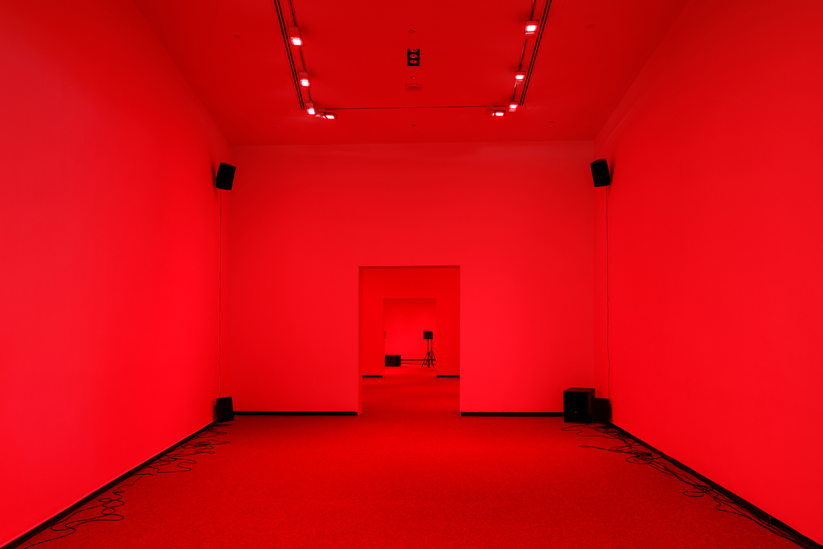 Nina Buchanan, <em>Body Scanner</em>, 2021, multi-channel sound installation 15:00–20:00 mins, installation view, Frances Barrett: Meatus, Australian Centre for Contemporary Art, Melbourne, 2022. Photo: Andrew Curtis