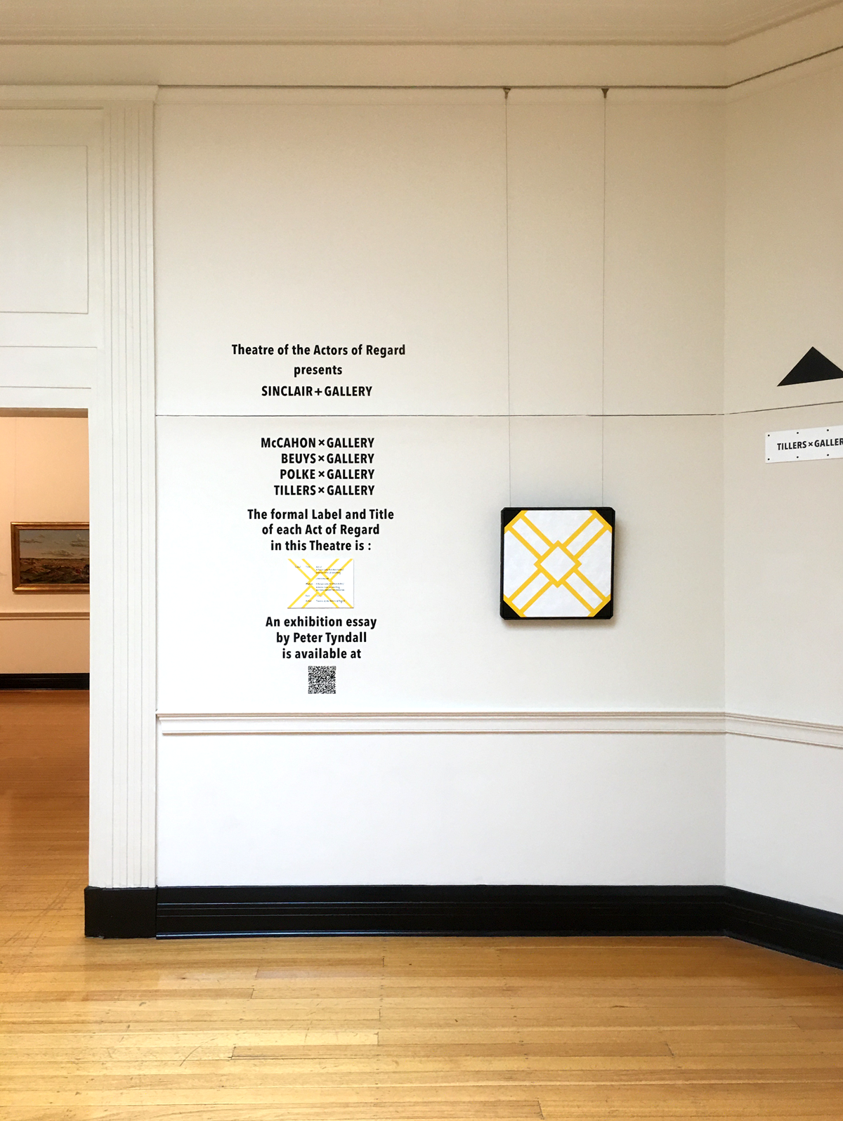 Installation view of Peter Tyndall, SINCLAIR+GALLERY, Castlemaine Art Museum. Photo: Ian Hill.