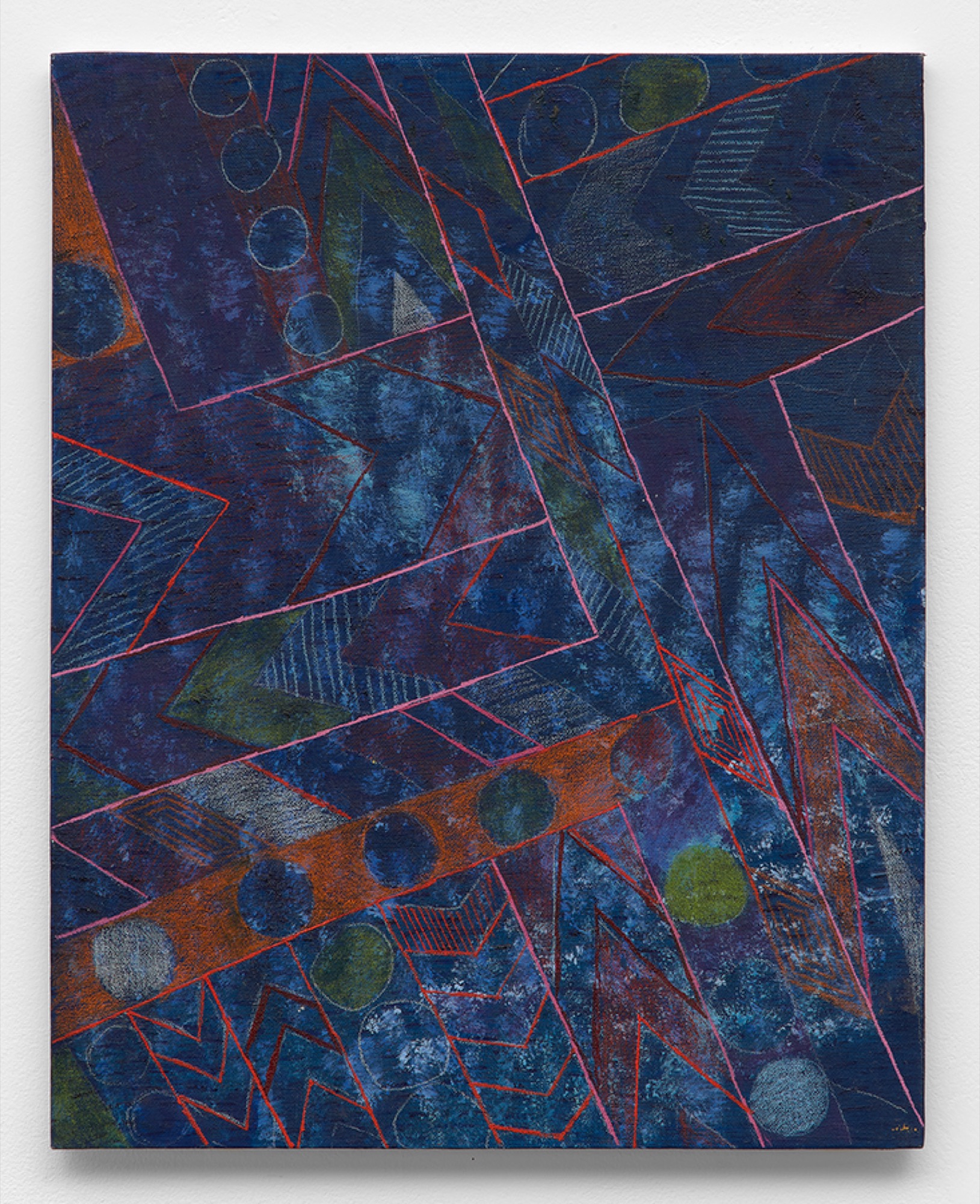 Trevelyan Clay, <em>Dark Skies,</em> 2017, Oil on board, 50 x 40 cm.