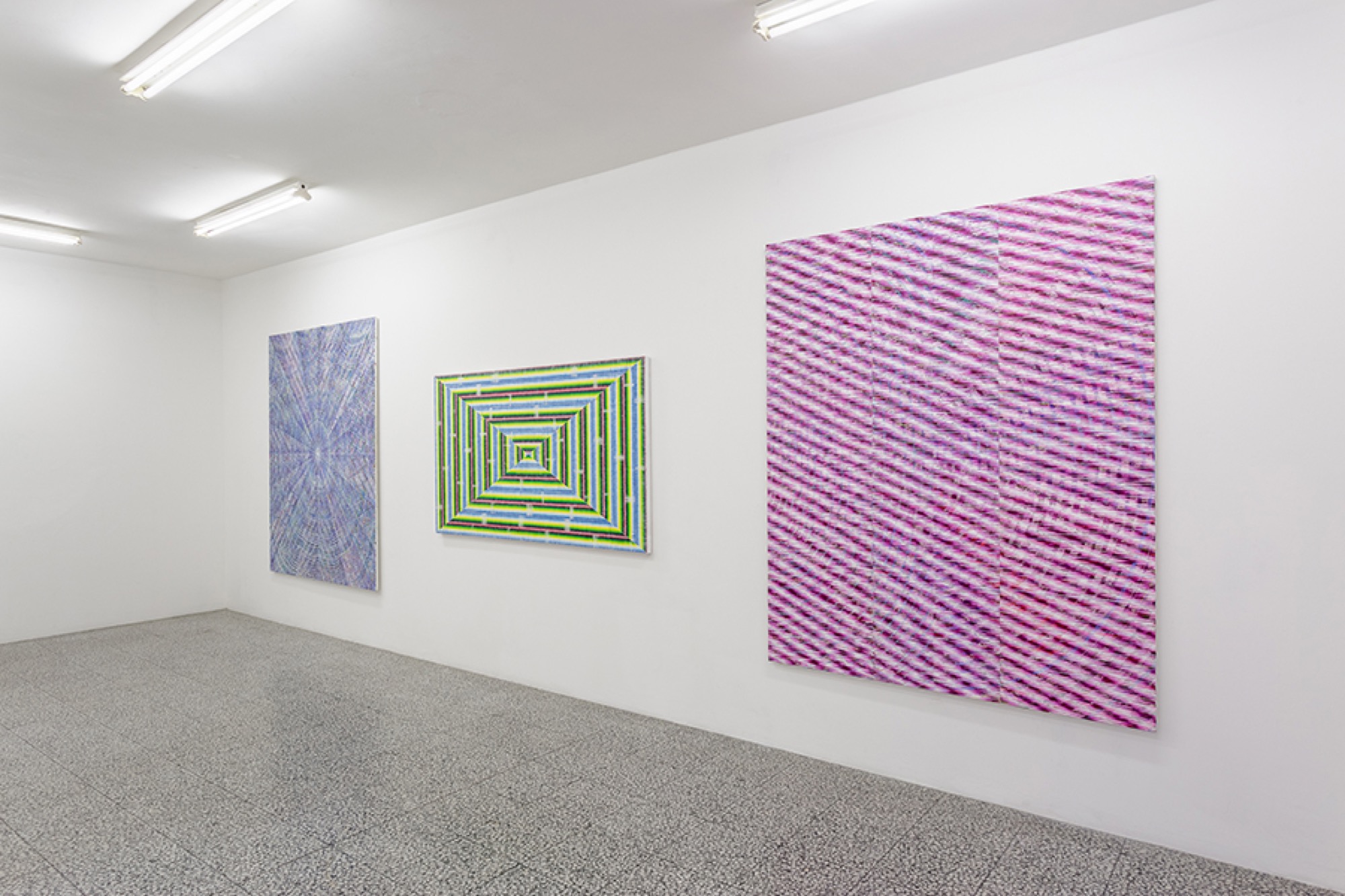 Trevelyan Clay, <em>Moments Today</em>, 2017, installation view.
