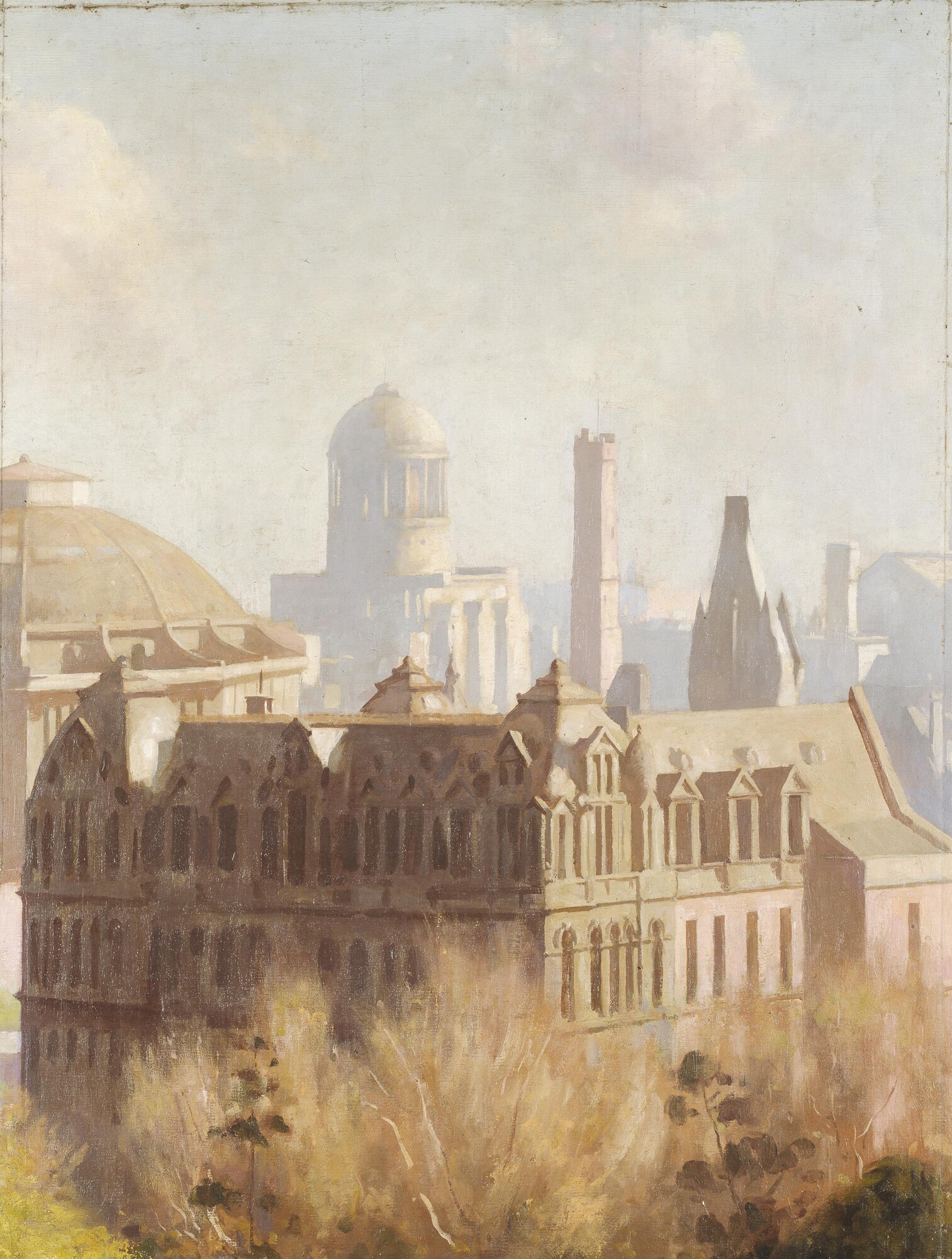 Louis McCubbin, <em>Melbourne</em>, 1924, oil on canvas, 125 x 96 cm, Gift of Mr Hugh McCubbin, 1960.
