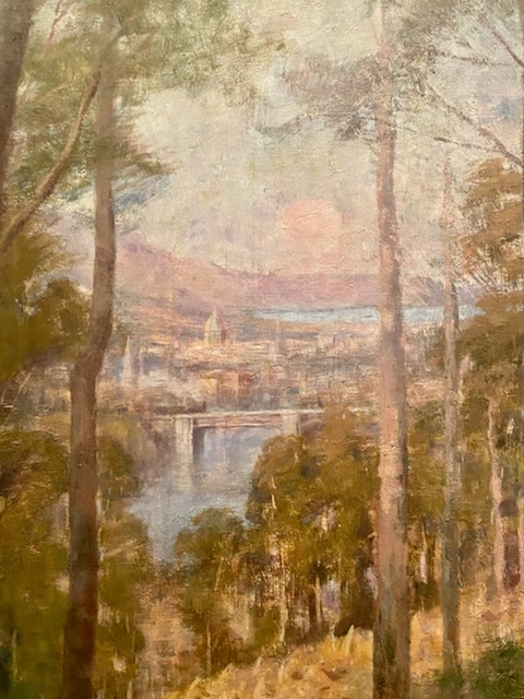 Detail of Frederick McCubbin, <em>The Pioneer</em>, (1904), oil on canvas, National Gallery of Victoria, Felton Bequest 1906.