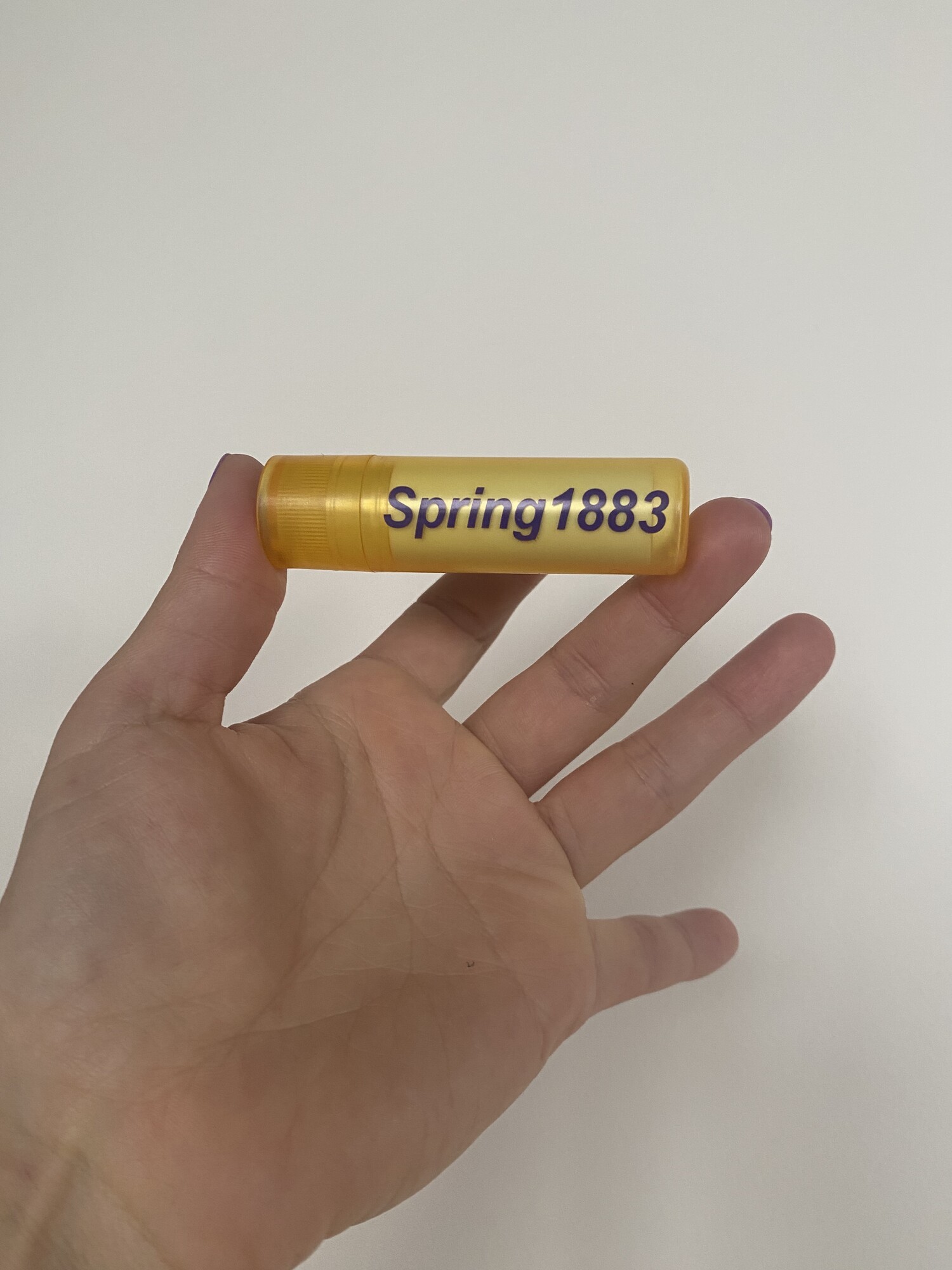 Spring 1883 lip balm. Photo: Amelia Winata