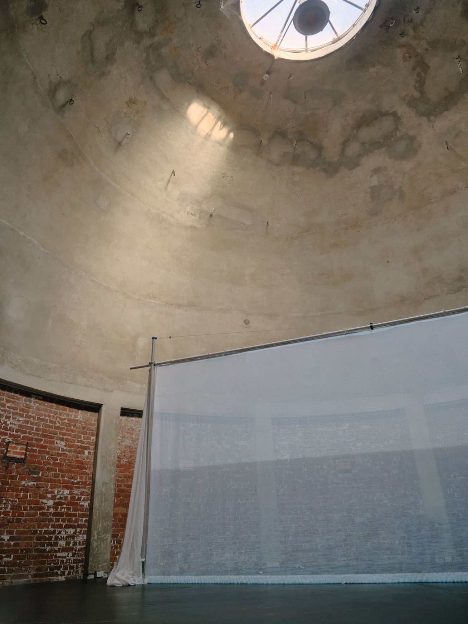 Installation view of Ying-Lan Dann, <strong>Circular Temporalities</strong>, 2022, Melbourne Mission to Seafarers. Courtesy of the artist. Photo: Tom Ross