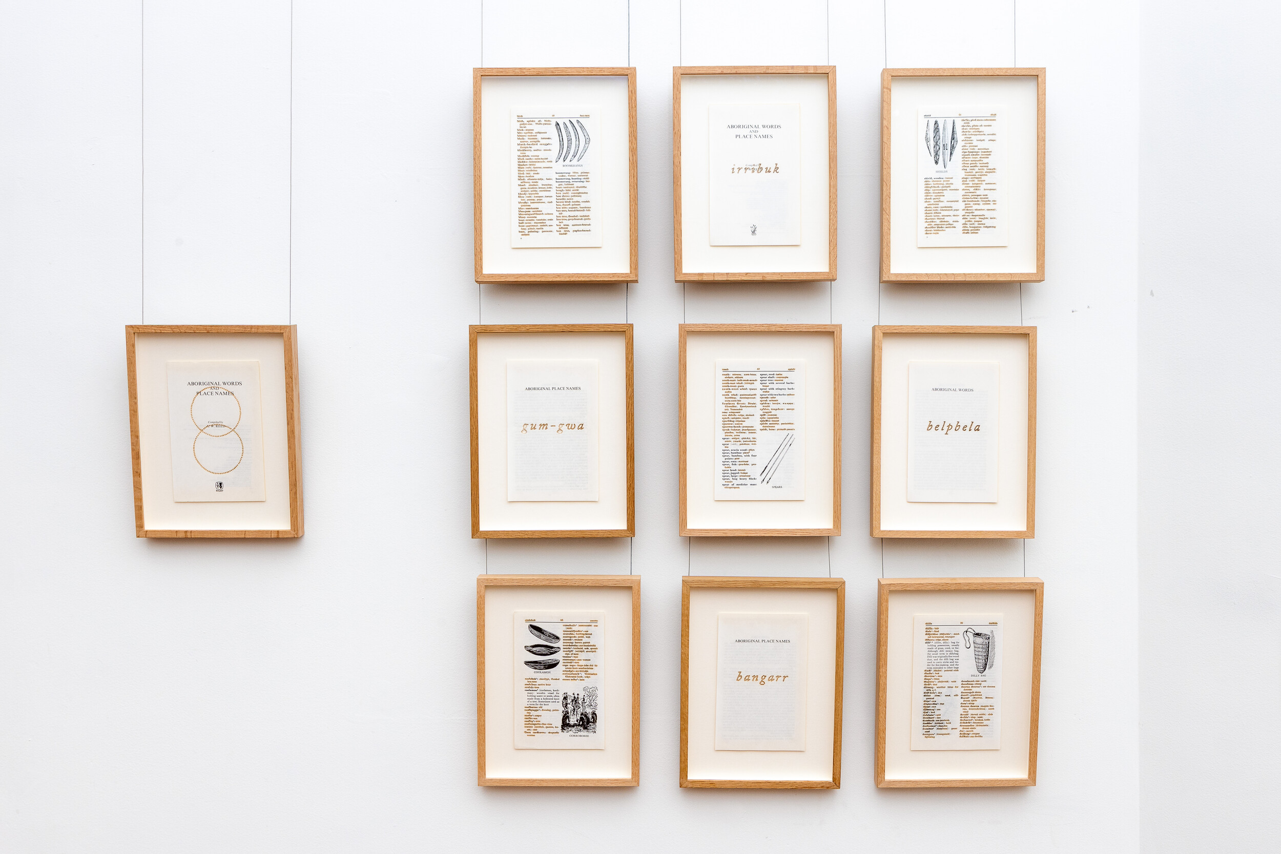 <p>Jenna Lee, <em>Words and Place Names</em>, 2022, ‘Aboriginal Words and Place Names’, fire, courtesy of the artist and MARS gallery, Melbourne. Photo: James Henry</p>