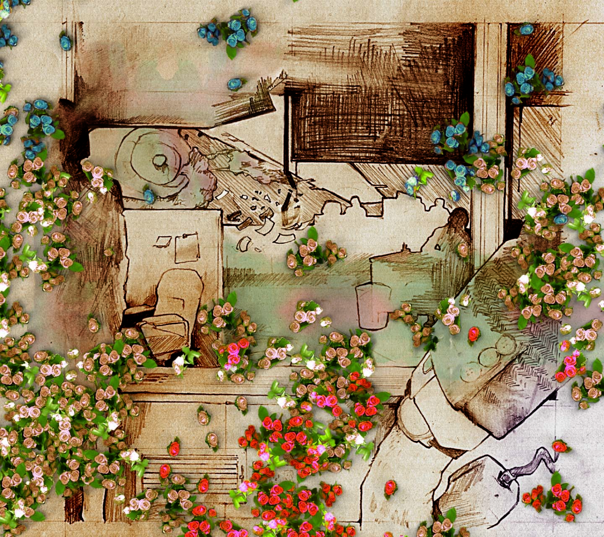 Terre Thaemlitz, Video Still, <em>Love Bomb</em>.