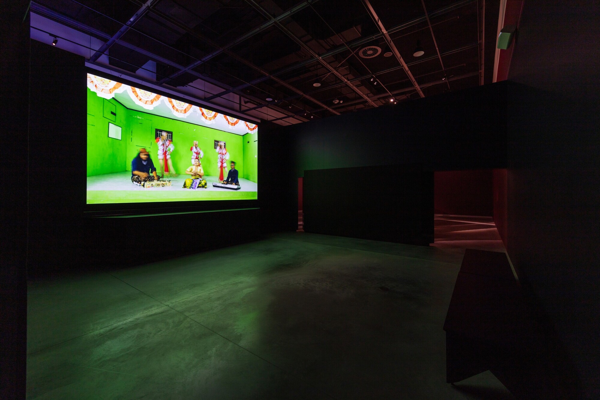 <p>Choy Ka Fai, <em>Exodus</em>, 2024. Commissioned by the Biennale of Sydney with generous assistance from Goethe-Institut Australia. Courtesy the artist © Choy Ka Fai. Installation view, 24th Biennale of Sydney, Ten Thousand Suns<em>, </em>2024, Chau Chak Wing Museum. Photograph: David James. </p>