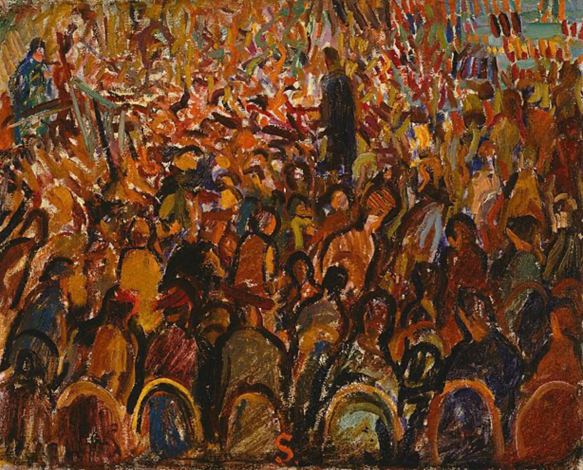 Arnold Shore, <em>Ravel’s Balero</em>, 1931, oil on canvas on hardboard, 54.6 x 67.3 cm, Art Gallery of NSW, Sydney, purchased 1962, © Estate of Arnold Shore.