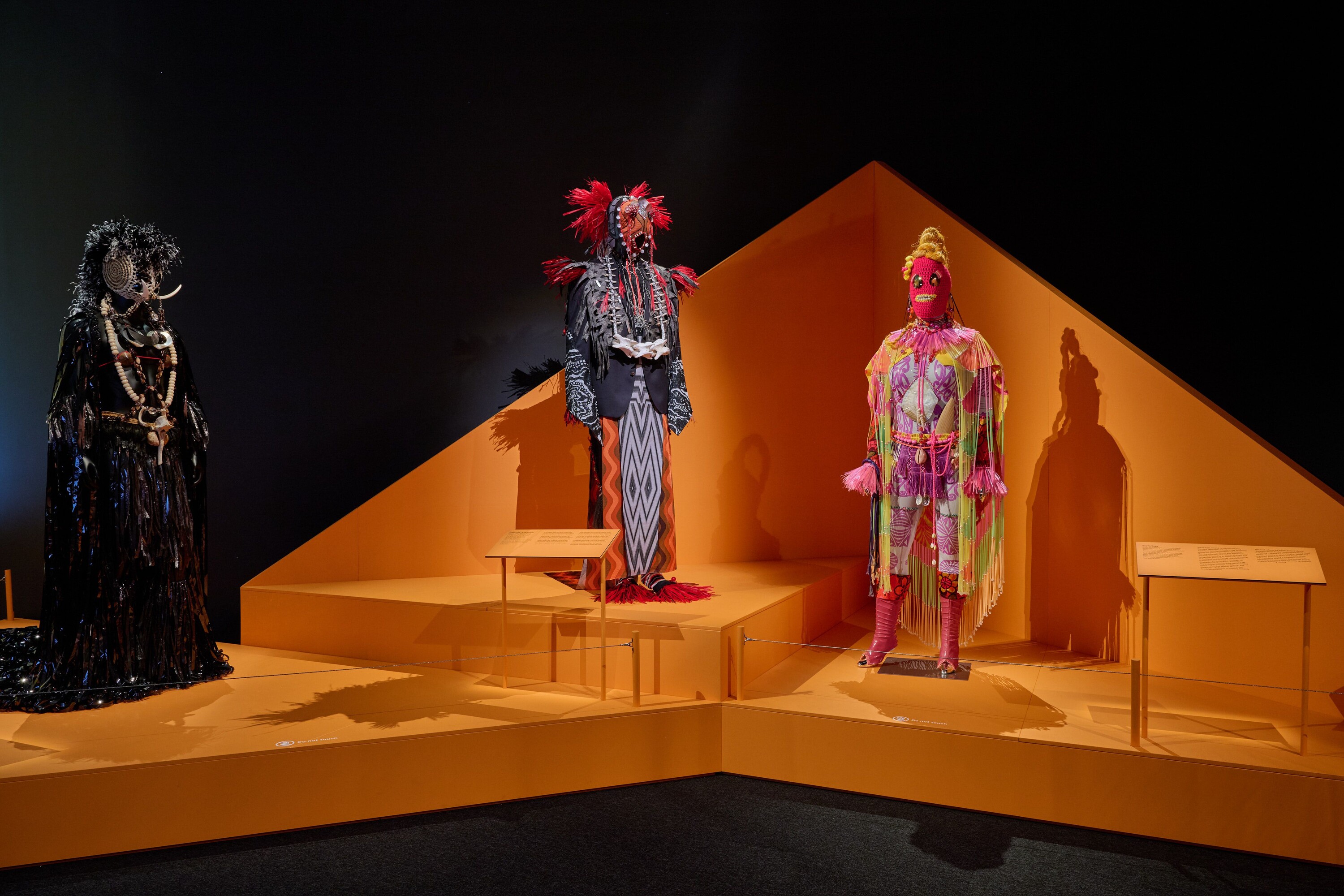 <p>The Pacific Sisters, costumes. Photo by Eugene Hyland, courtesy of ACMI.</p>