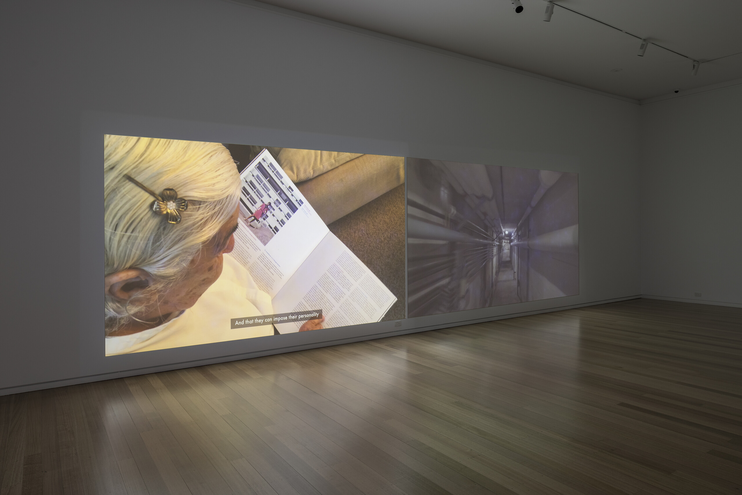 Helen Grace and Narelle Jubelin, <em>The Housing Question</em>, installation view, Geelong Gallery 2023, Photographer: Andrew Curtis