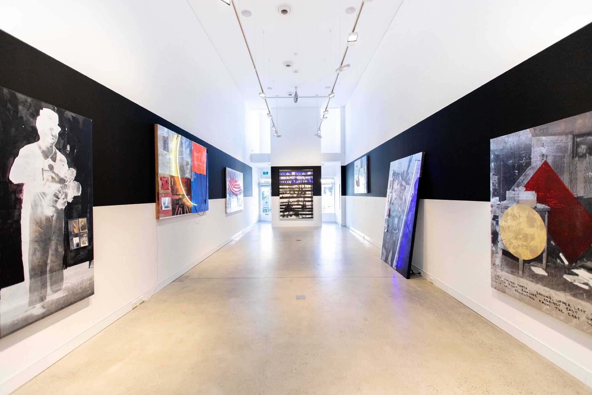 Brook Andrew, <em>The Language of Skulls</em>, 2018, installation view, Ten Cubed.