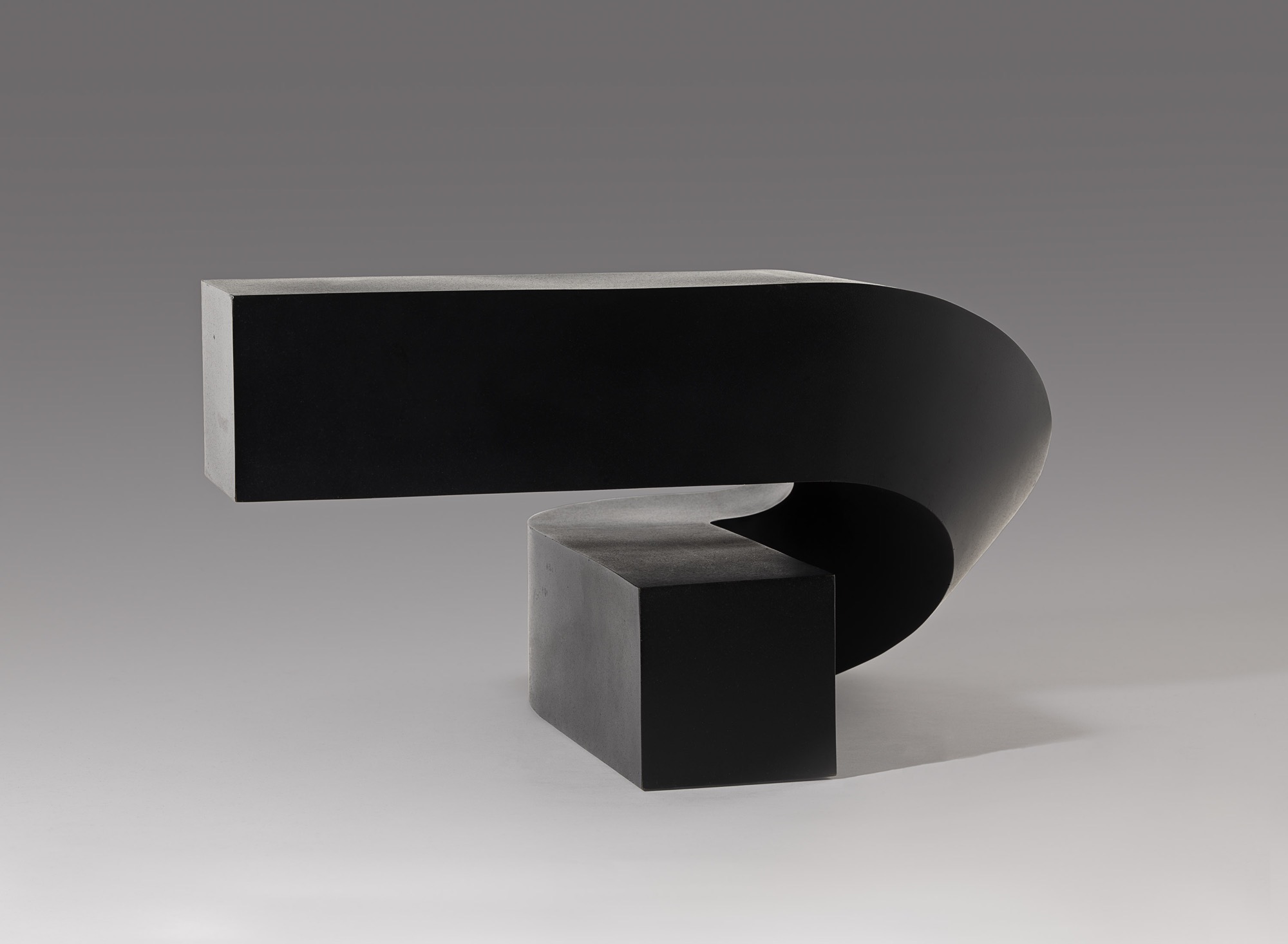 Clement Meadmore, <em>Up and over</em>, 1967, painted steel 31.0 x 40.7 x 60.1 cm. National Gallery of Australia, Canberra. Purchased, 1969.