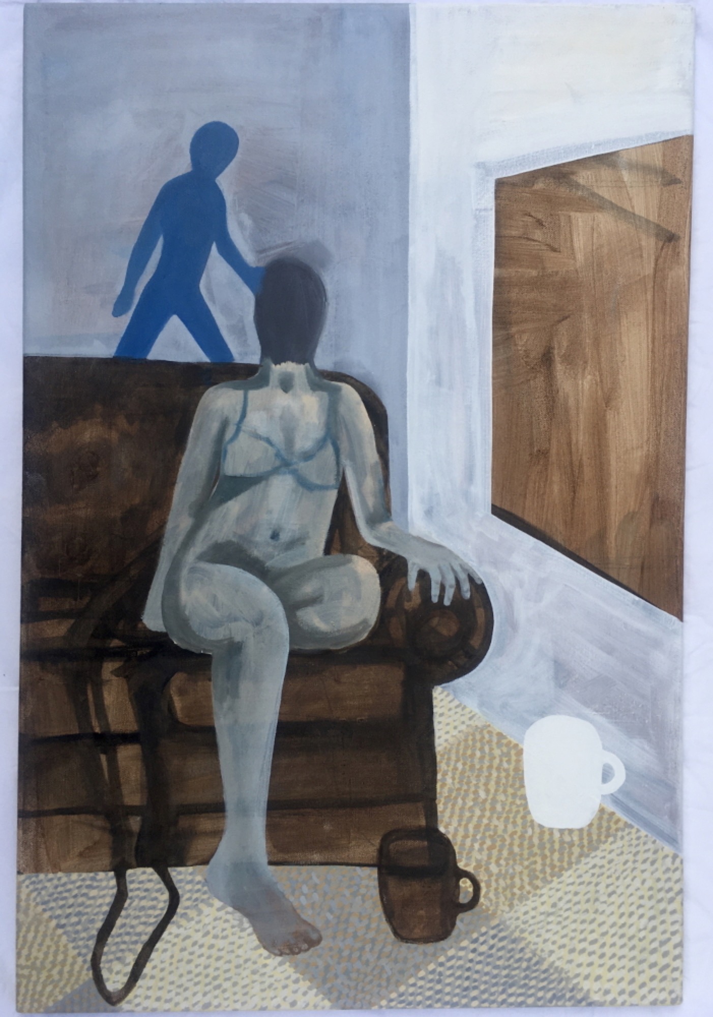 Phoebe Haig, <em>Untitled</em>, 2020, oil on canvas, 75cm x 50cm. Courtesy of the artist.
