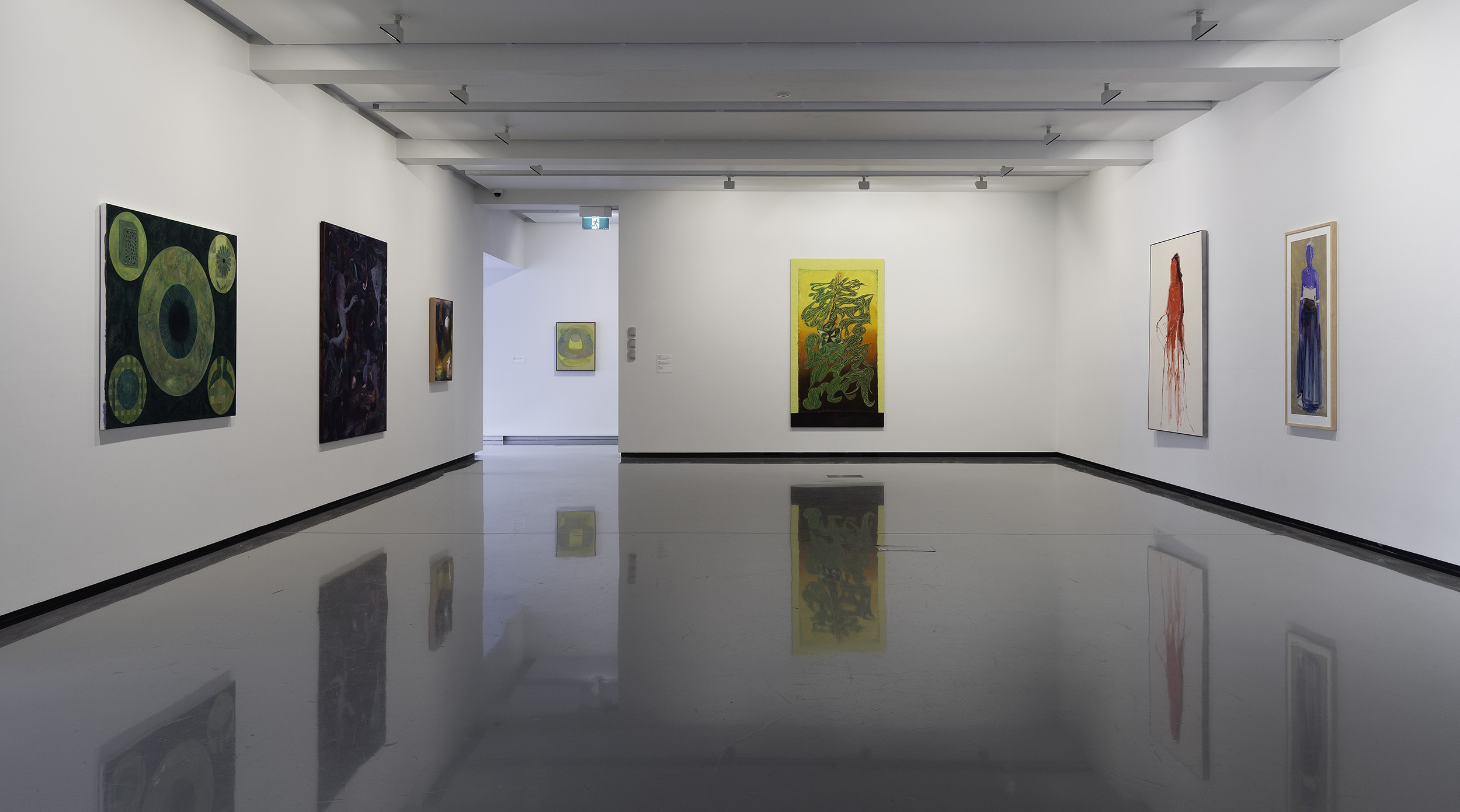 Installation view of <em>Thin Skin</em>, Monash University Museum of Art, Naarm/Melbourne, 2023. Photo: Christian Capurro