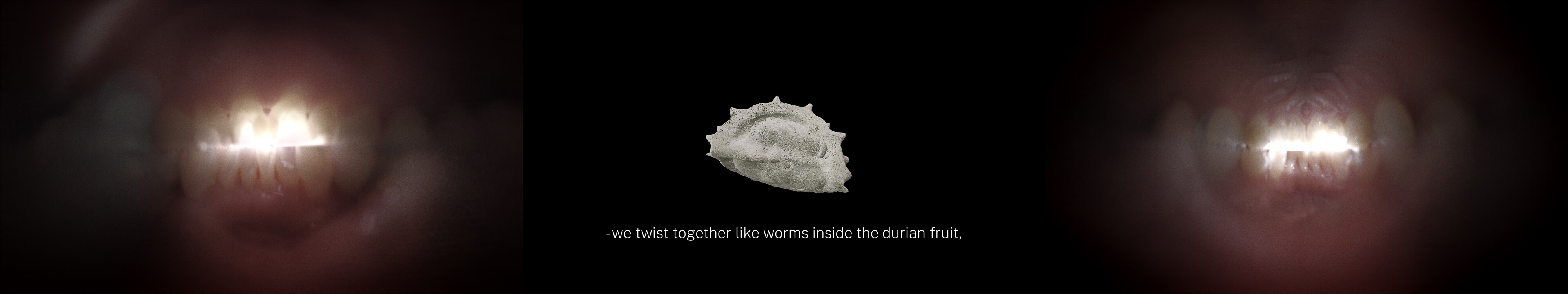 <p>Tiyan Baker, <em>To tangle together like coursing water (video)</em>, 2026, three channel video, 20:51 minutes, still from video. Photo courtesy of the artist.</p>