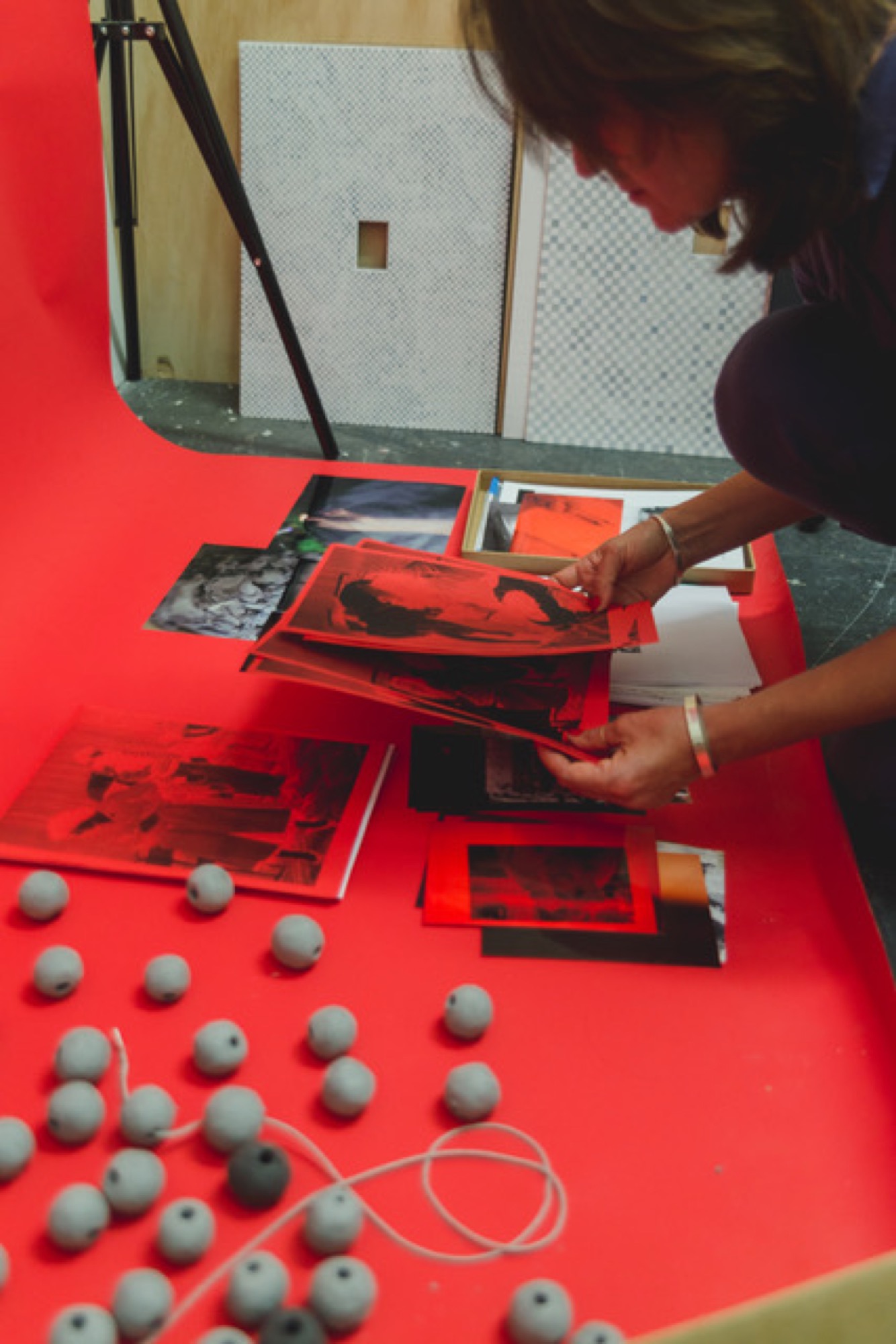 Ruth Höflich in her studio, 2021. Photo: Theresa Harrison Photography