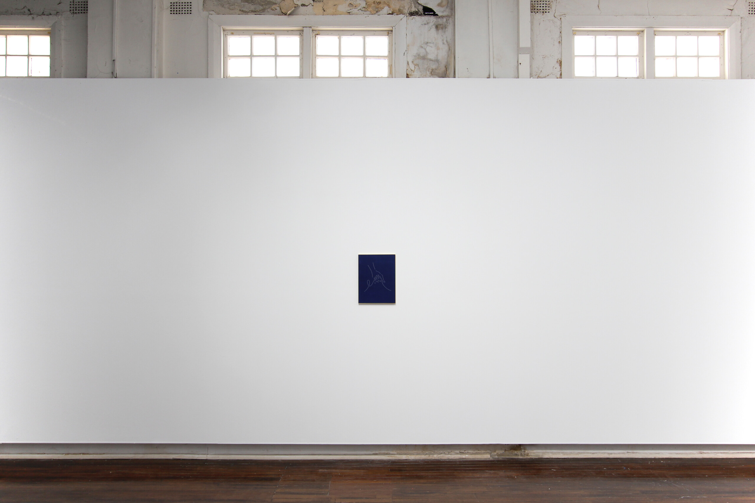 Installation view of Tom Blake, <em>holding leaves (index.)</em>, N.Smith Gallery. Image courtesy the artist and N.Smith Gallery.