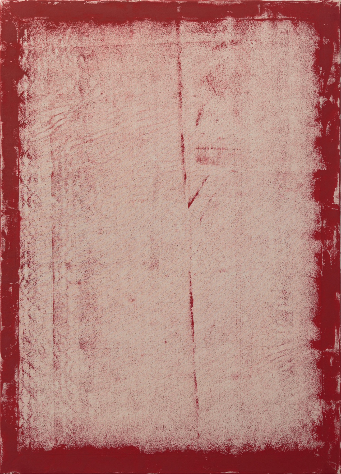 Troy Ramaekers, <em>B-Side II (Pressure Drop)</em>, 2018, Block ink on canvas. Photo credit: Tim Gresham