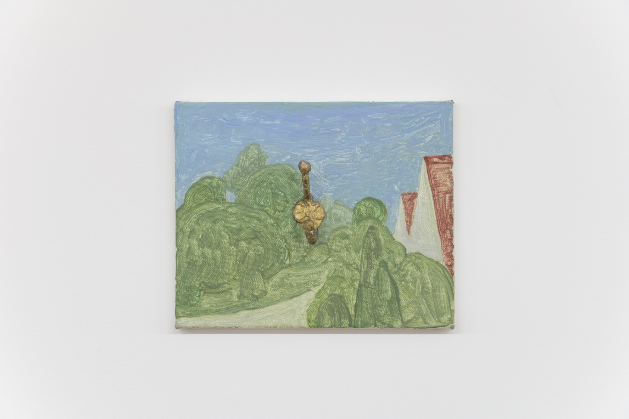 Travis MacDonald, Untitled (noon), oil and bronze on linen, 2019, courtesy of Niagara Galleries, photo: Aaron Christopher Rees