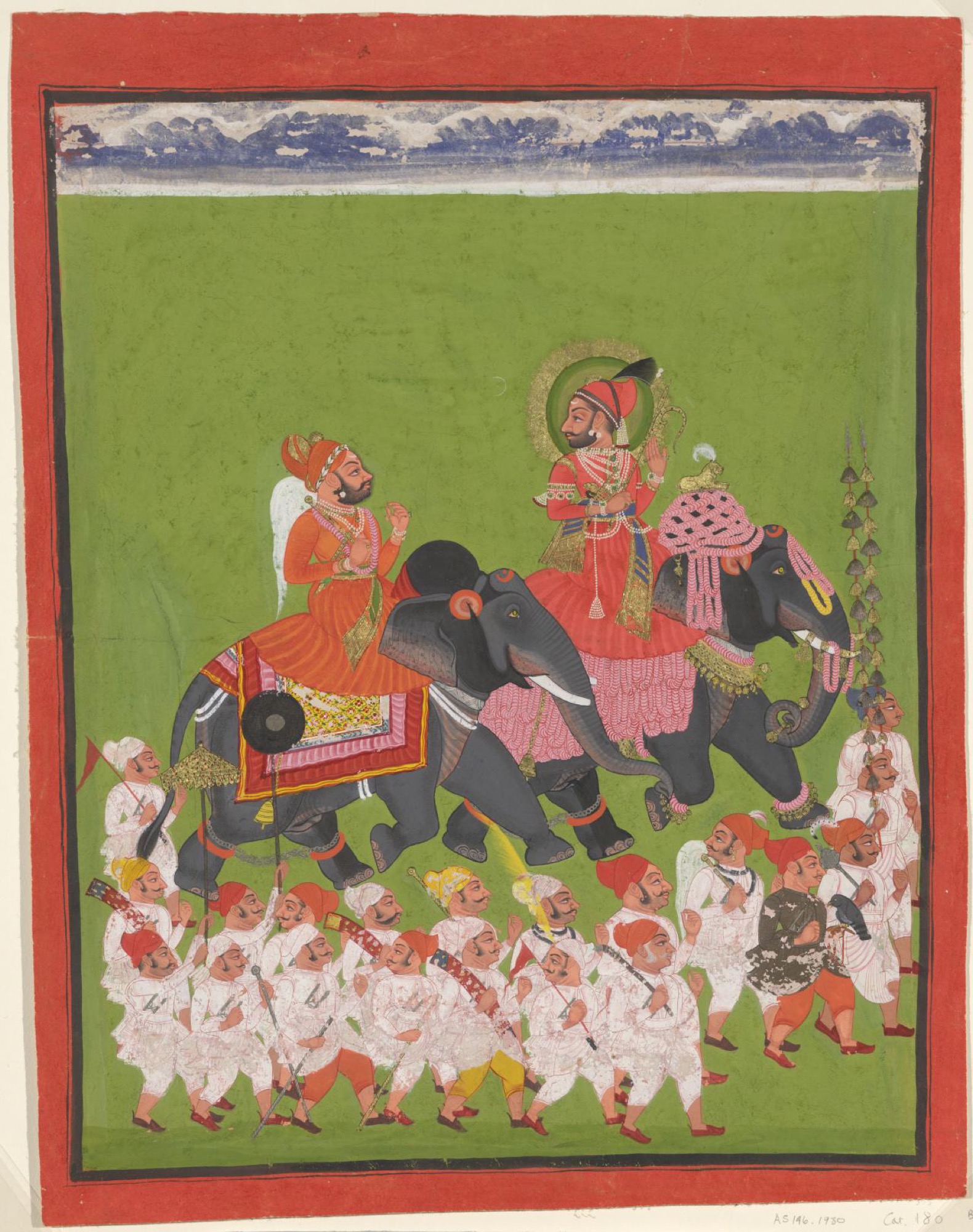 インド額入り細密画＋洋書 Indian Court Painting インド額入り細密画＋洋書 Indian Court Painting