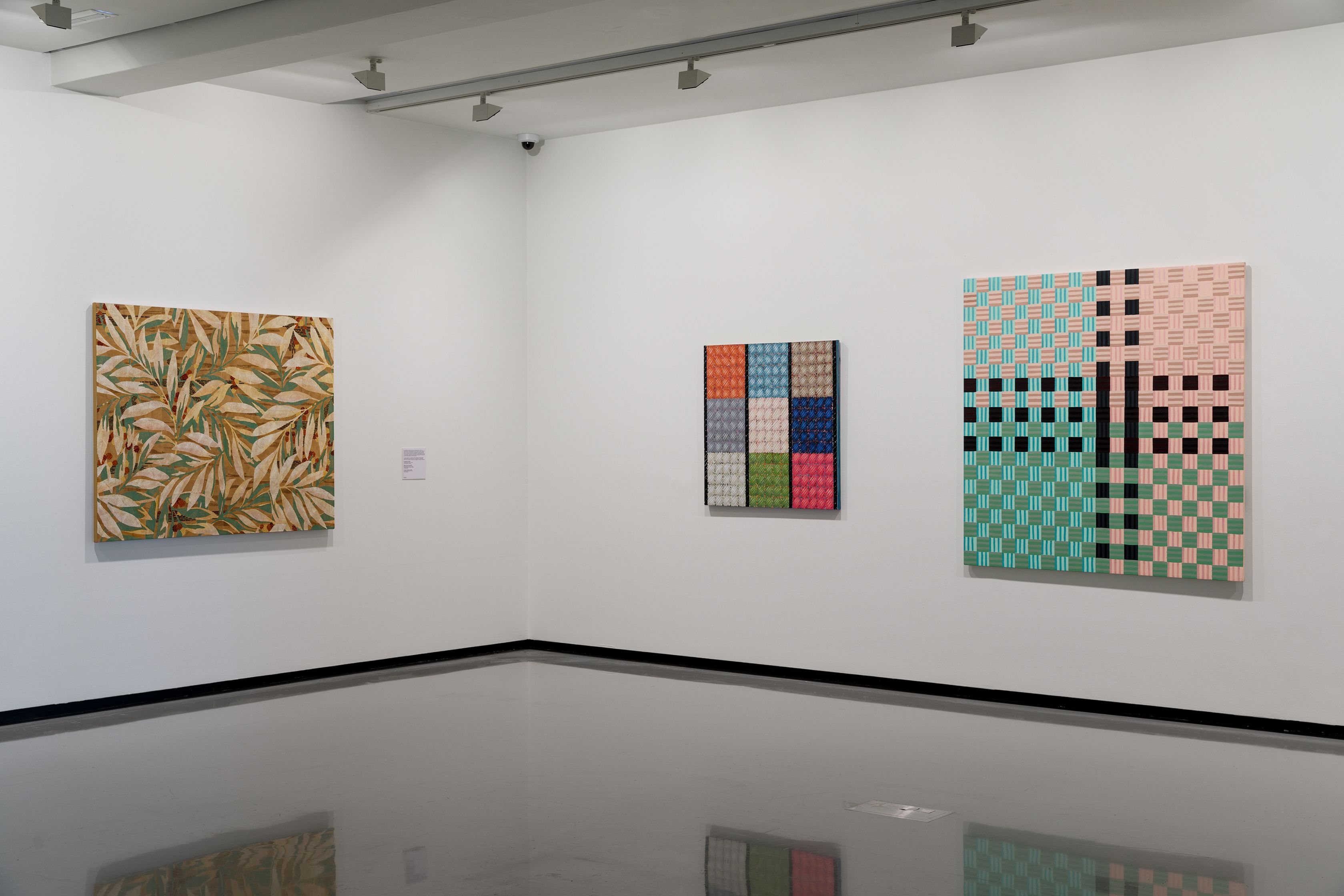 Installation view, Vivienne Binns: On and Though the Surface (featuring images from the series: ‘In Memory of the Unknown Artist’), Monash University Museum of Art, Melbourne, 2022. Photo: Andrew Curtis.