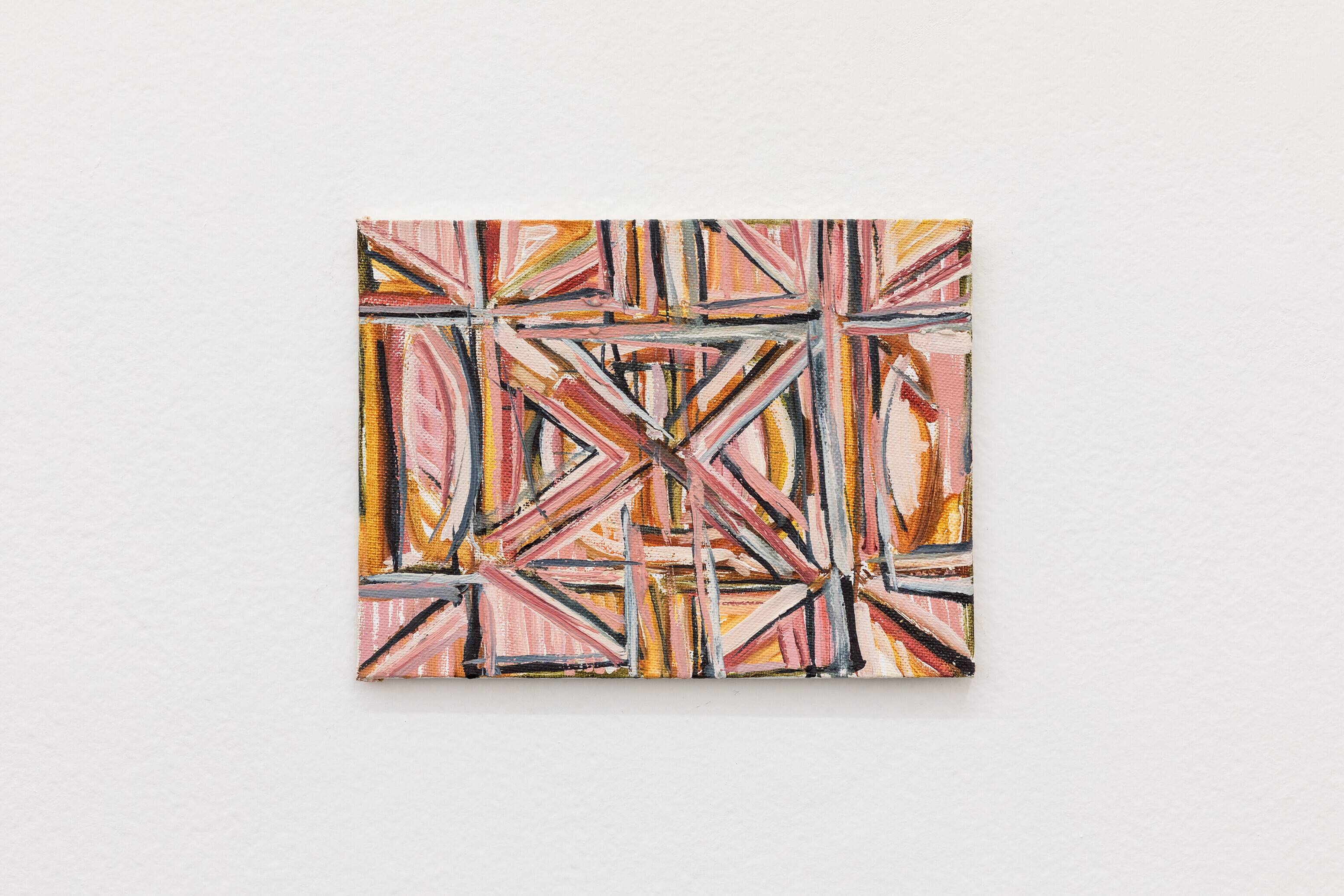 <p>Vivienne Binns, <em>Pacific Learning Two</em>, 1992, oil on canvas board, 15.2 x 20.3cm. Courtesy the artist and Sutton Gallery, Melbourne. Photo: Andrew Curtis.</p>