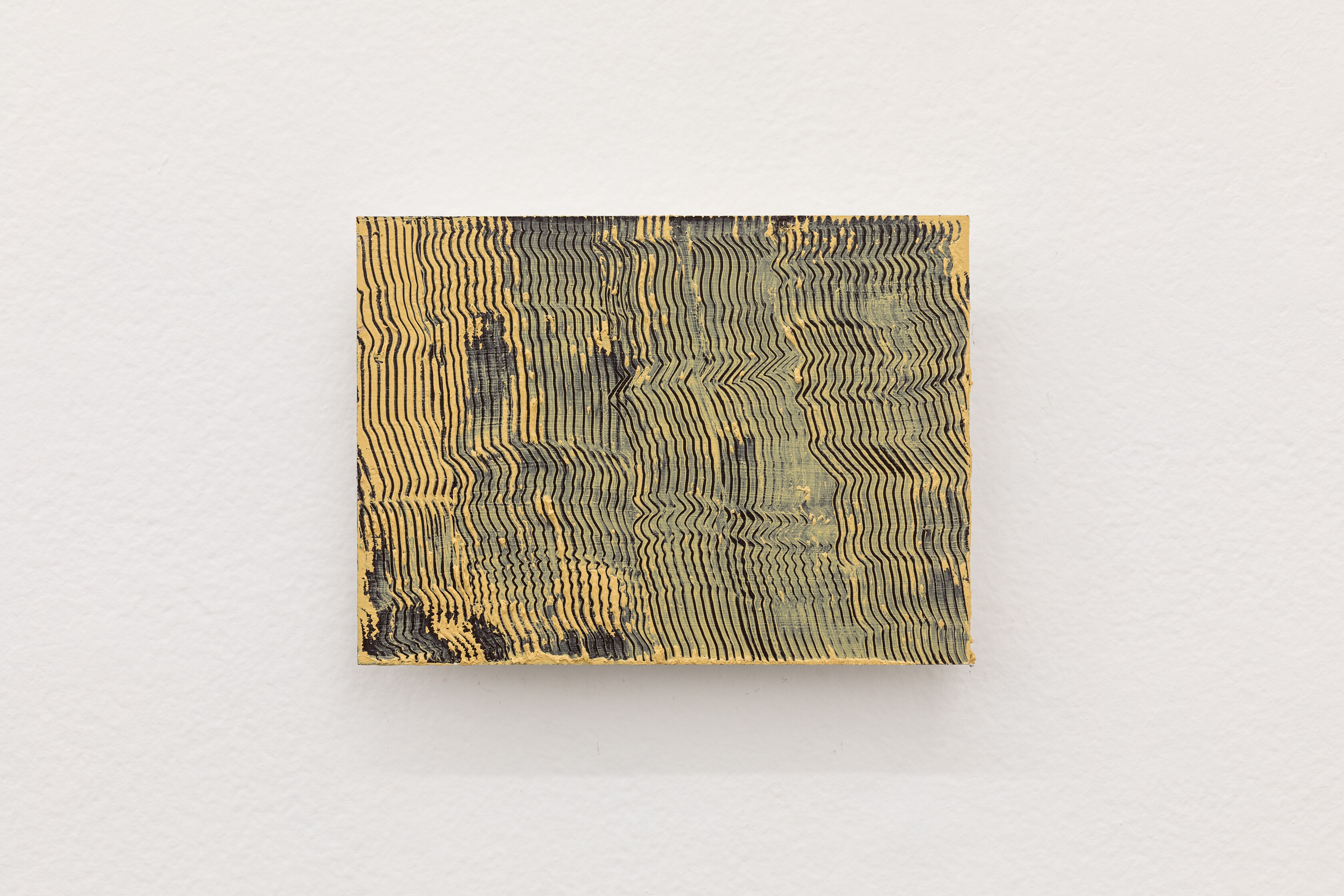 <p>Vivienne Binns, <em>Testing</em>, 2012, acrylic on MDF board, 15 x 20.6cm. Courtesy the artist and Sutton Gallery, Melbourne. Photo: Andrew Curtis.&nbsp;</p>