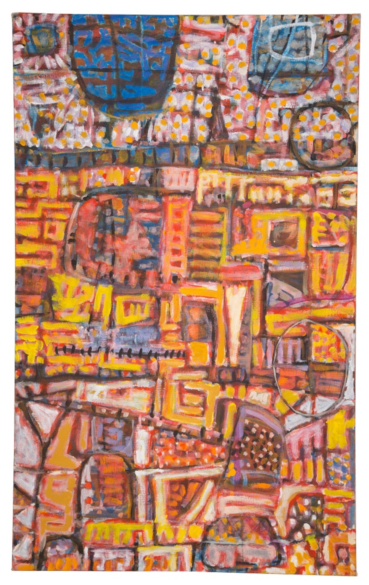 Wayne Eager, Outstation, 2017, acrylic on linen, 121x75cm