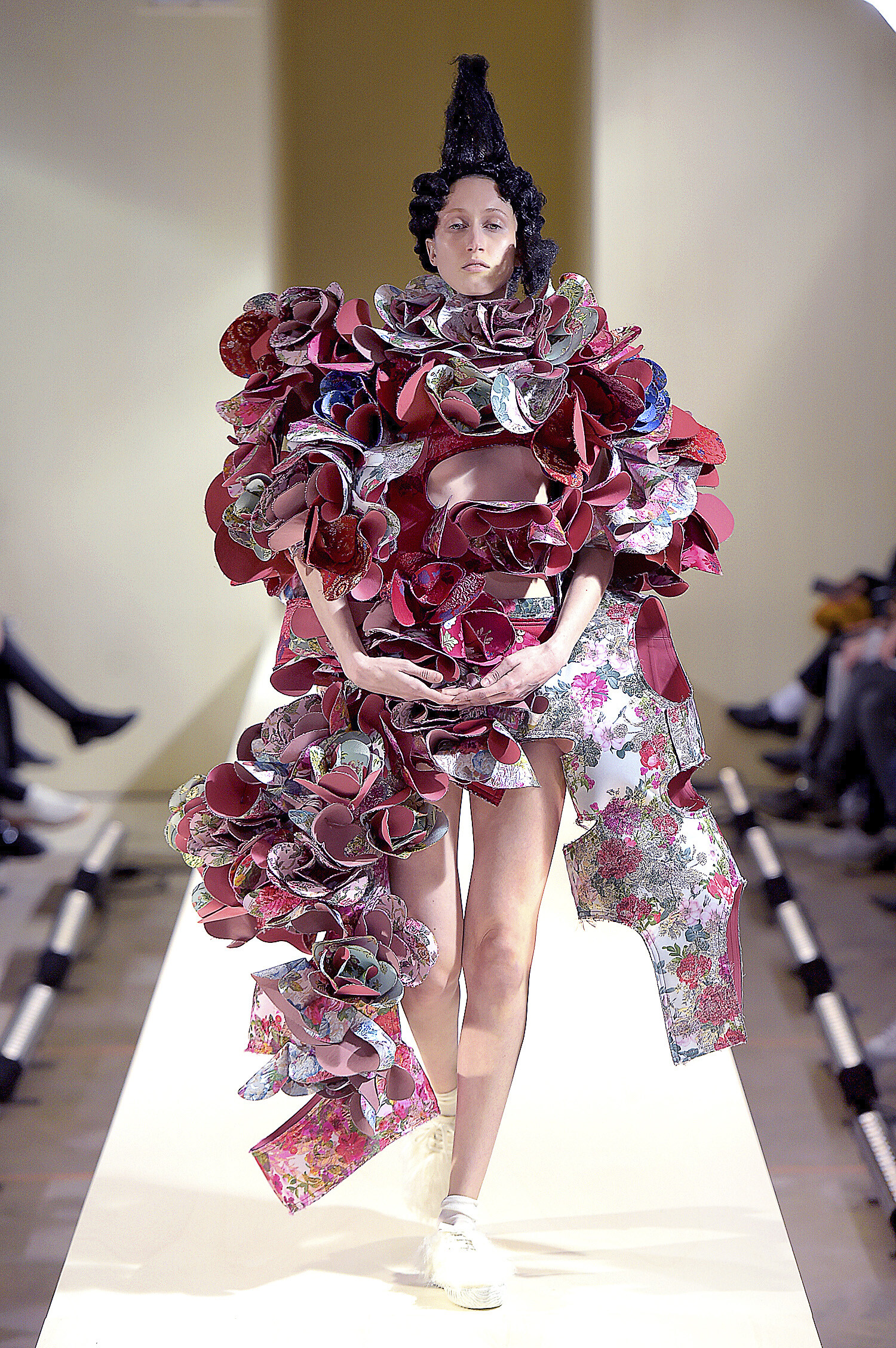 <p>Comme des Garçons, Tokyo (fashion house), Rei Kawakubo (designer) Look 1, from the 18th Century Punk Collection, autumn–winter 2016. Paris, 5 March 2016. Image © Comme des Garçons. Model: Anna Cleveland</p>