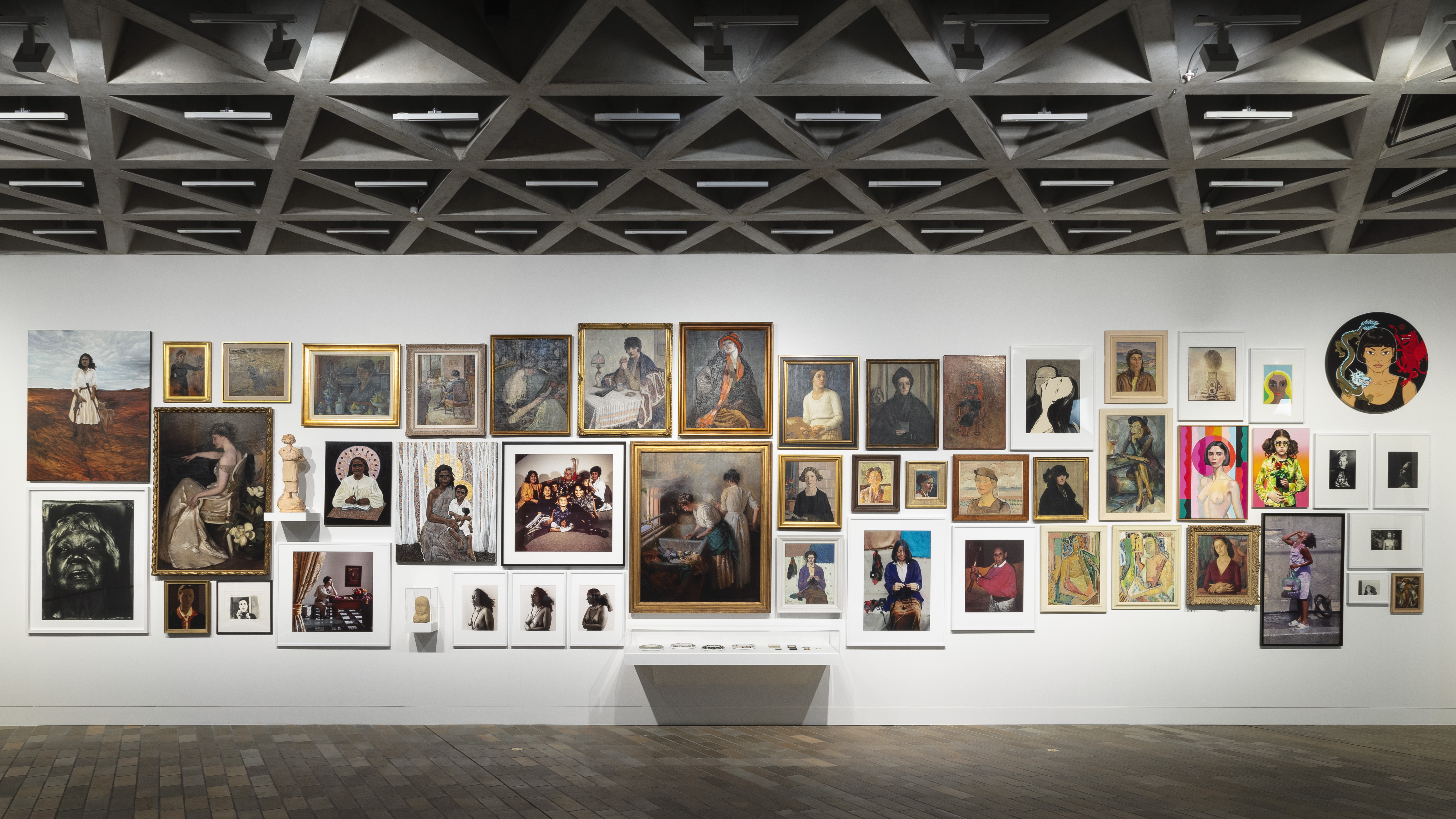 Installation view of <em>Know my name</em>, National Gallery of Australia.