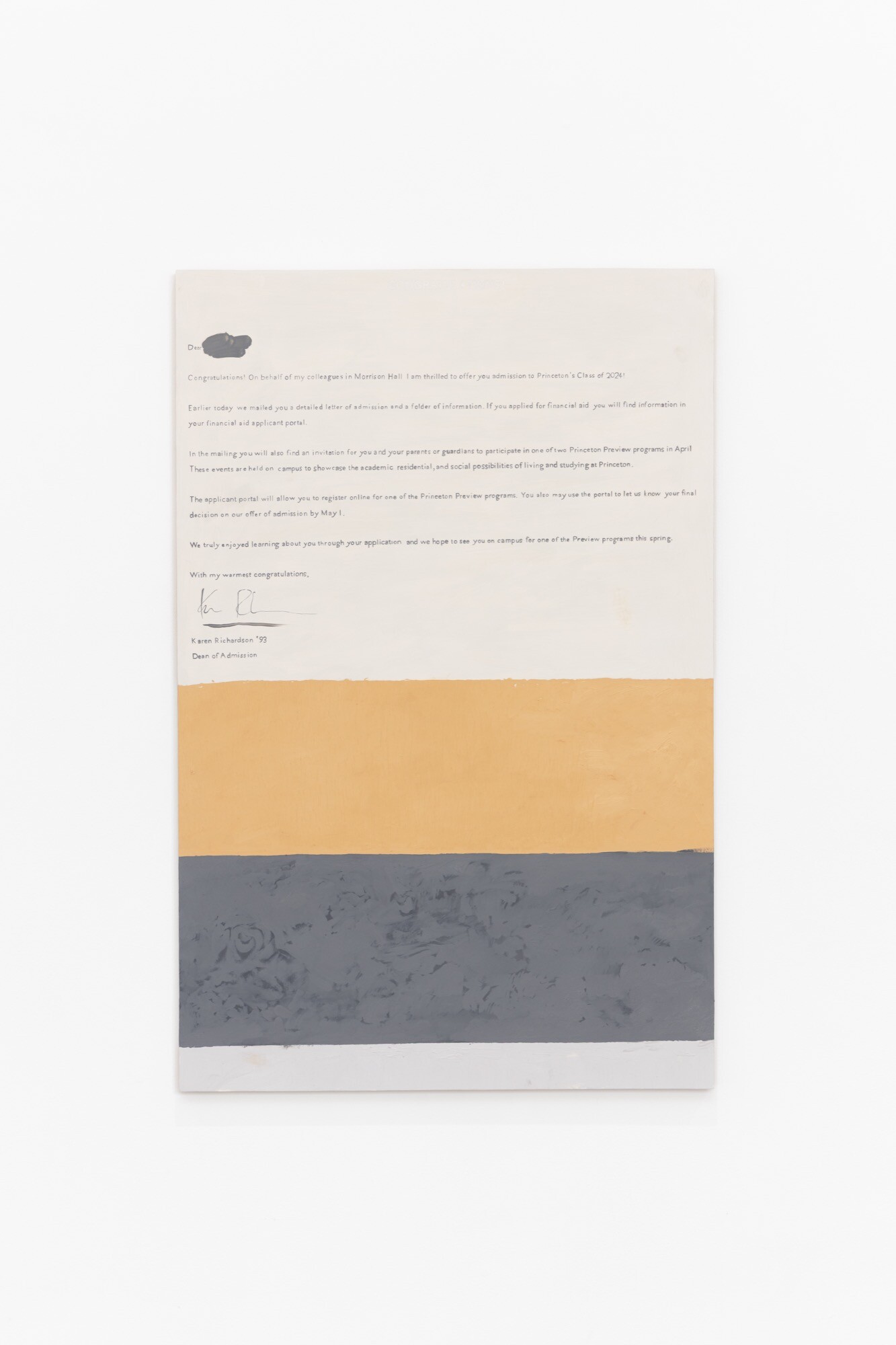 <p>Amelia Gill, <em>Princeton</em>, 2025, oil on panel, 110 x 72cm, Sutton Projects. Photo: Nicholas Mahady</p>