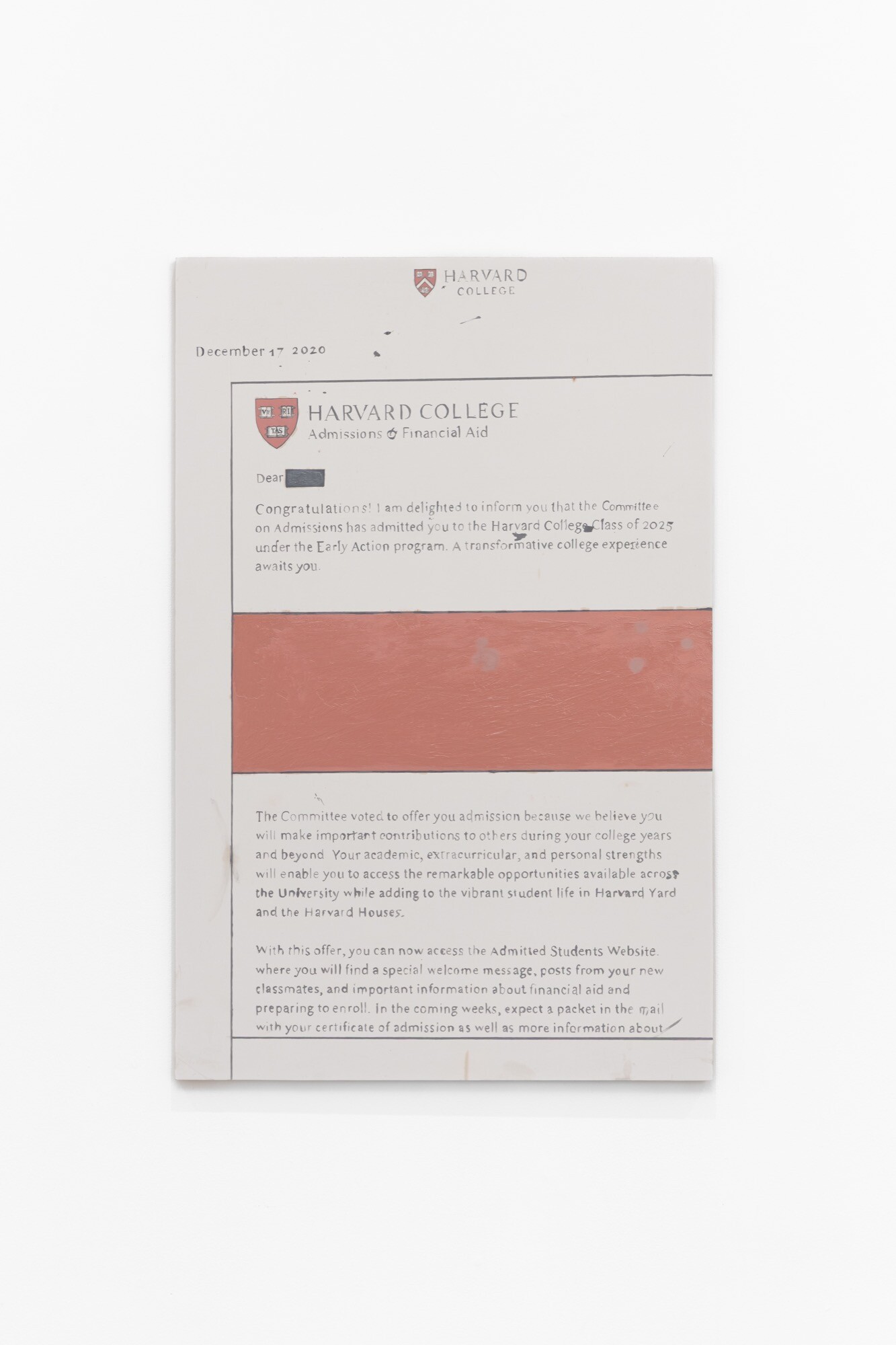 <p>Amelia Gill, <em>Harvard</em>, 2025, oil on panel, 110 x 72cm, Sutton Projects. Photo: Nicholas Mahady</p>