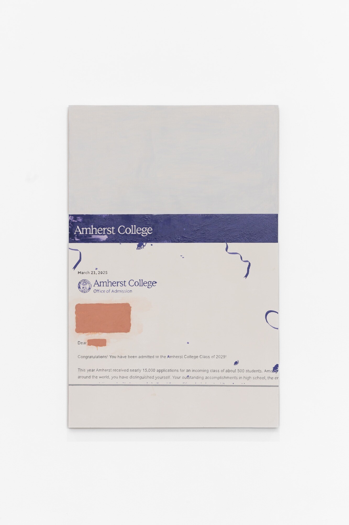 <p>Amelia Gill, <em>Amherst</em>, 2025, oil on panel, 110 x 72cm, Sutton Projects. Photo: Nicholas Mahady</p>