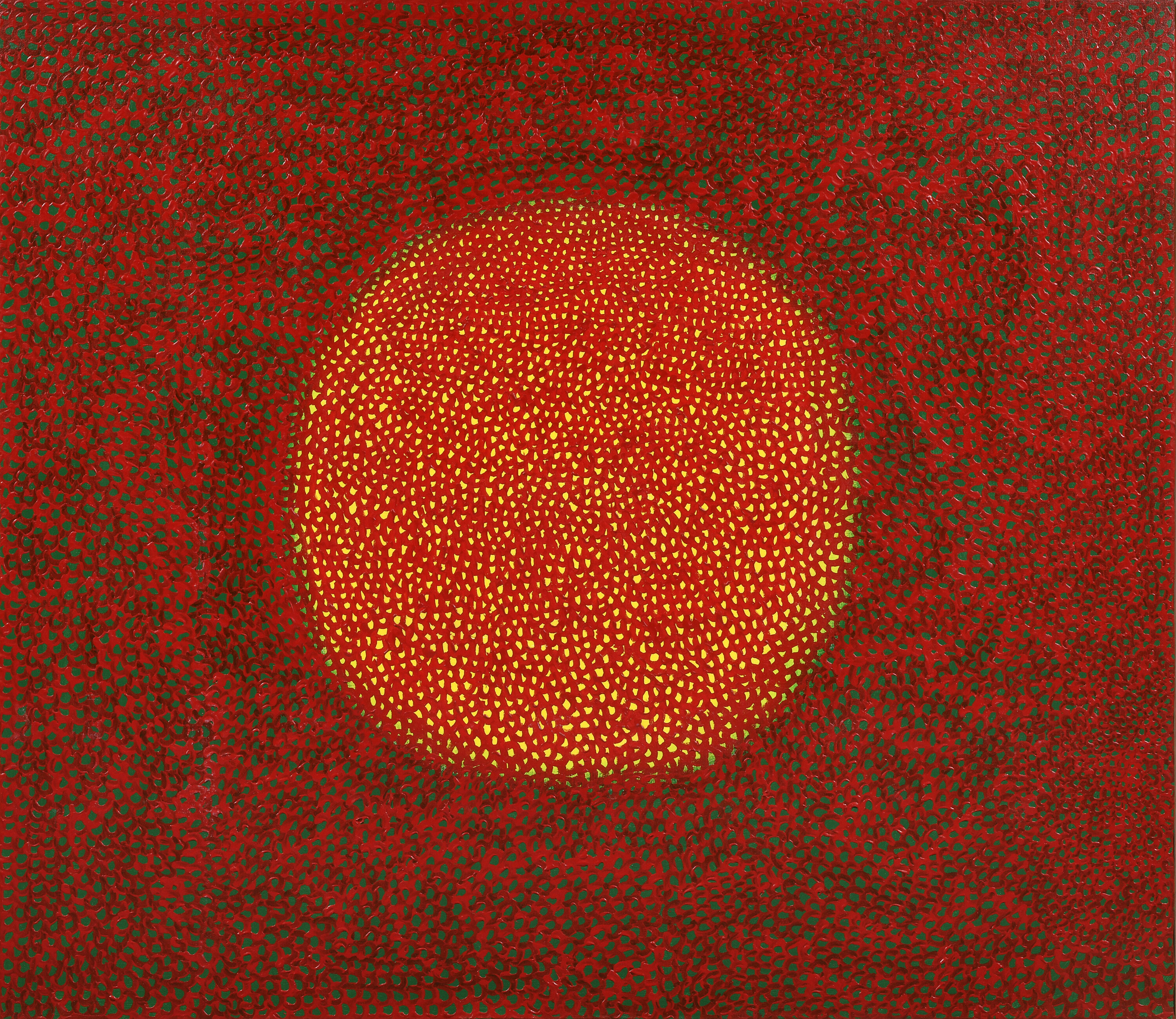 <p>Yayoi Kusama, <em>Infinity Net,</em> 1965, oil on canvas, 132.0 × 152.0 cm. Collection of Daisuke Miyatsu. © YAYOI KUSAMA</p>