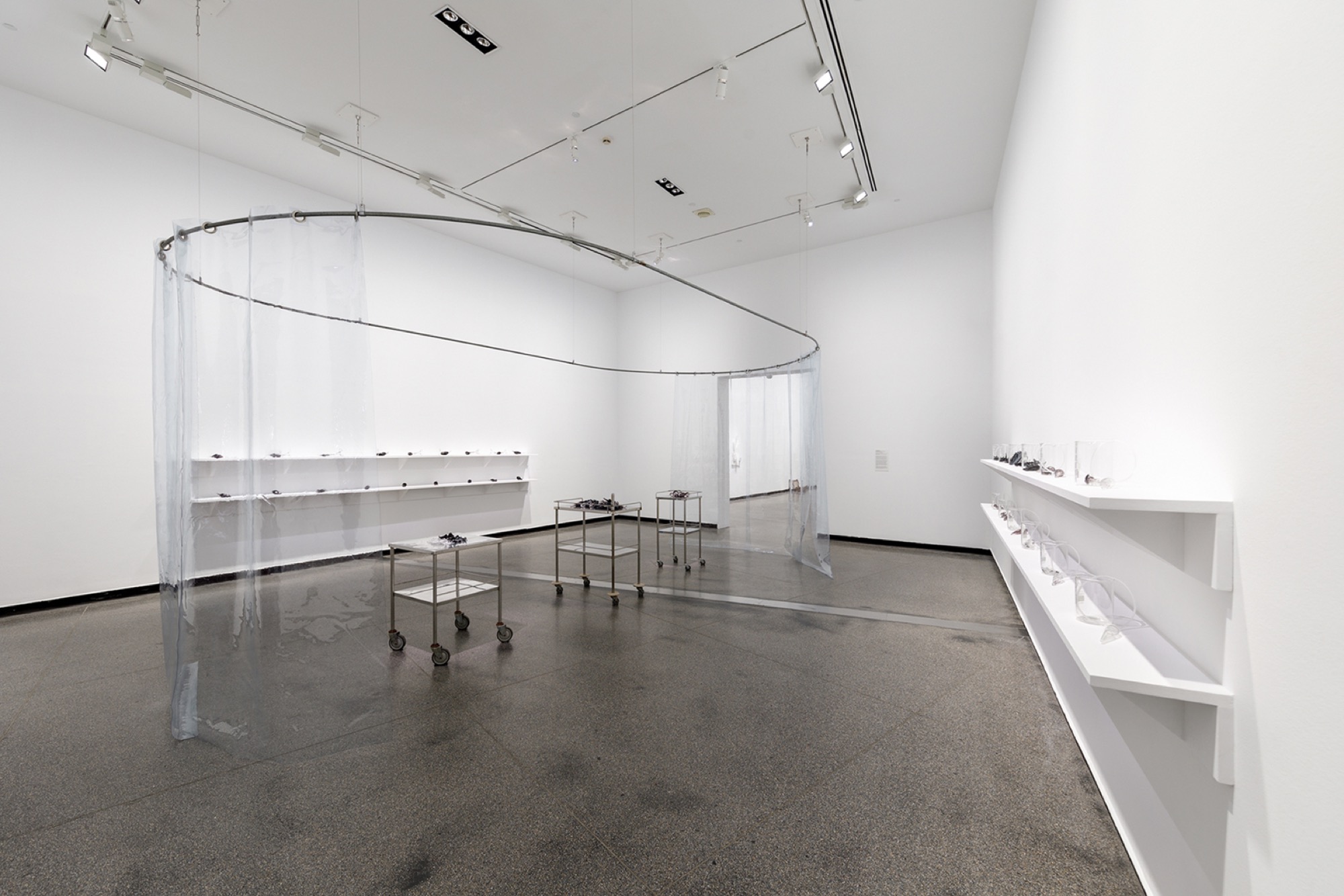 Yhonnie Scarce, <em>Weak in colour but strong in blood</em>, installation view, 2014. Australian Centre for Contemporary Art, Melbourne. Courtesy the artist and THIS IS NO FANTASY, Melbourne. Photo: Andrew Curtis