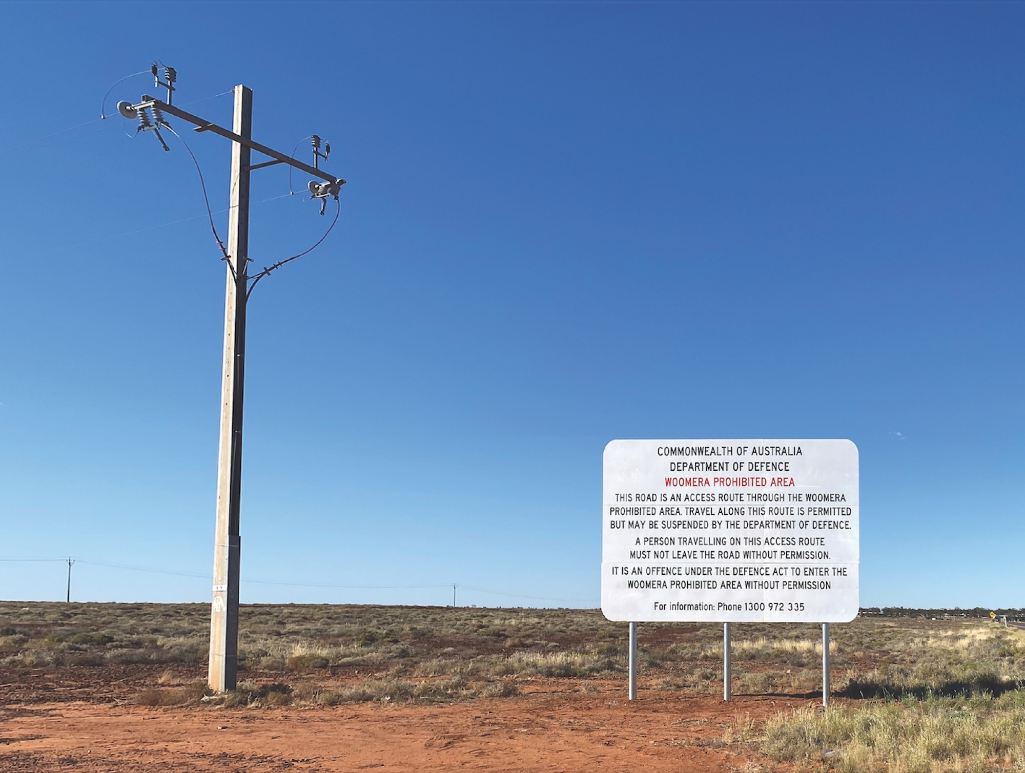 Yhonnie Scarce, <em>Prohibited Zone, Woomera</em>, 2021, research photograph. Courtesy the artist and THIS IS NO FANTASY, Melbourne.