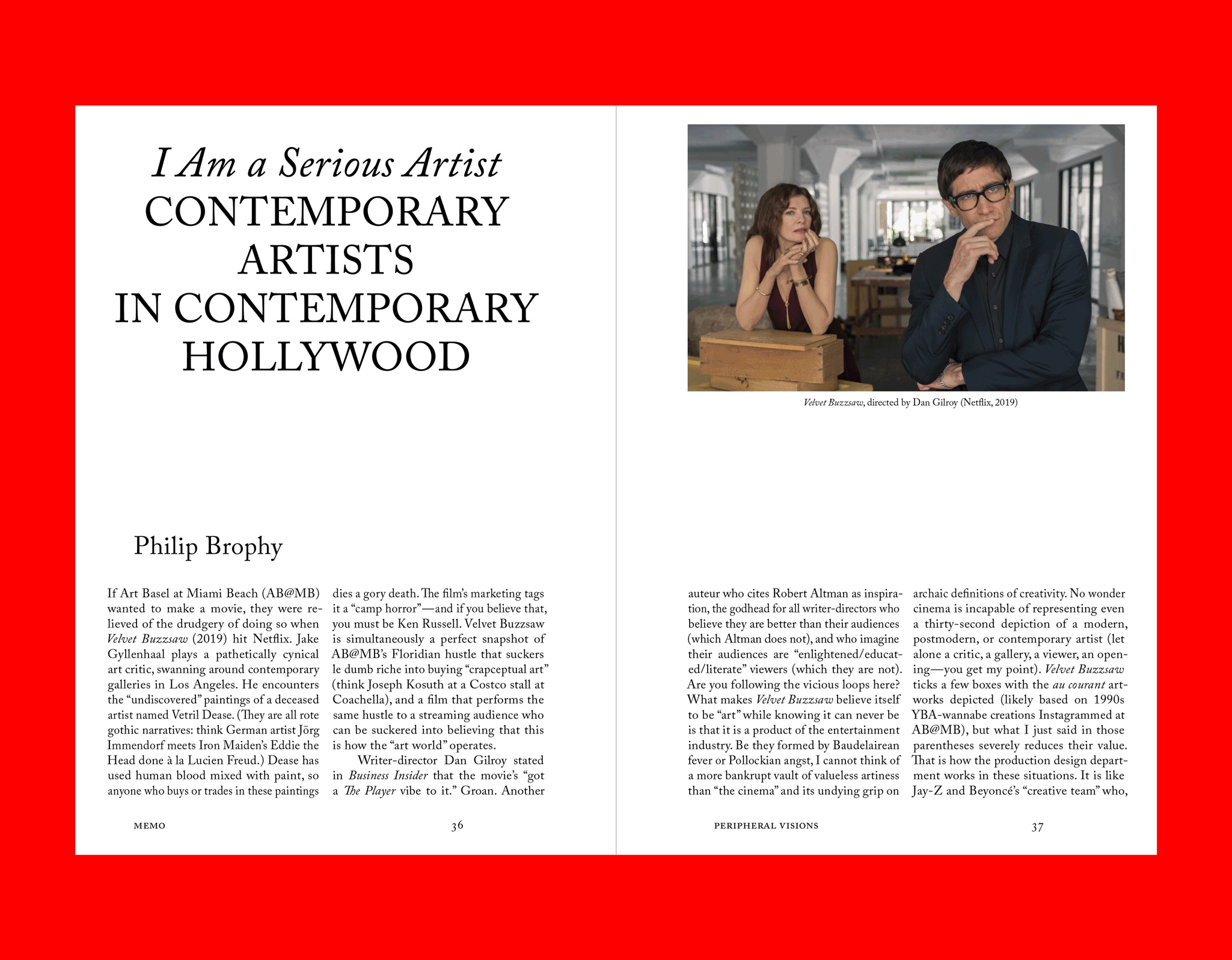 Memo, Issue 1